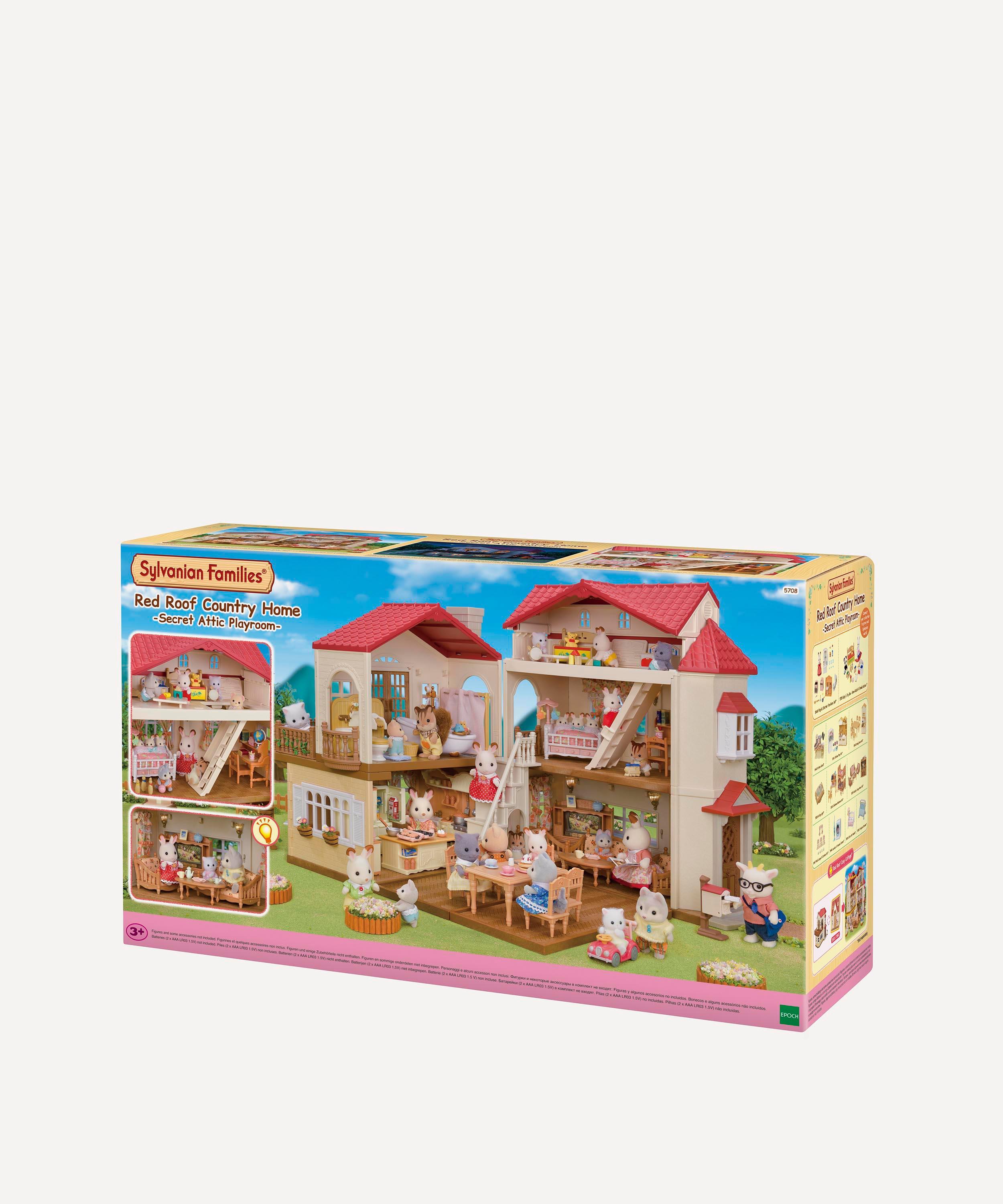 Sylvanian Families - Red Roof Country Home with Secret Attic Playroom image number 0