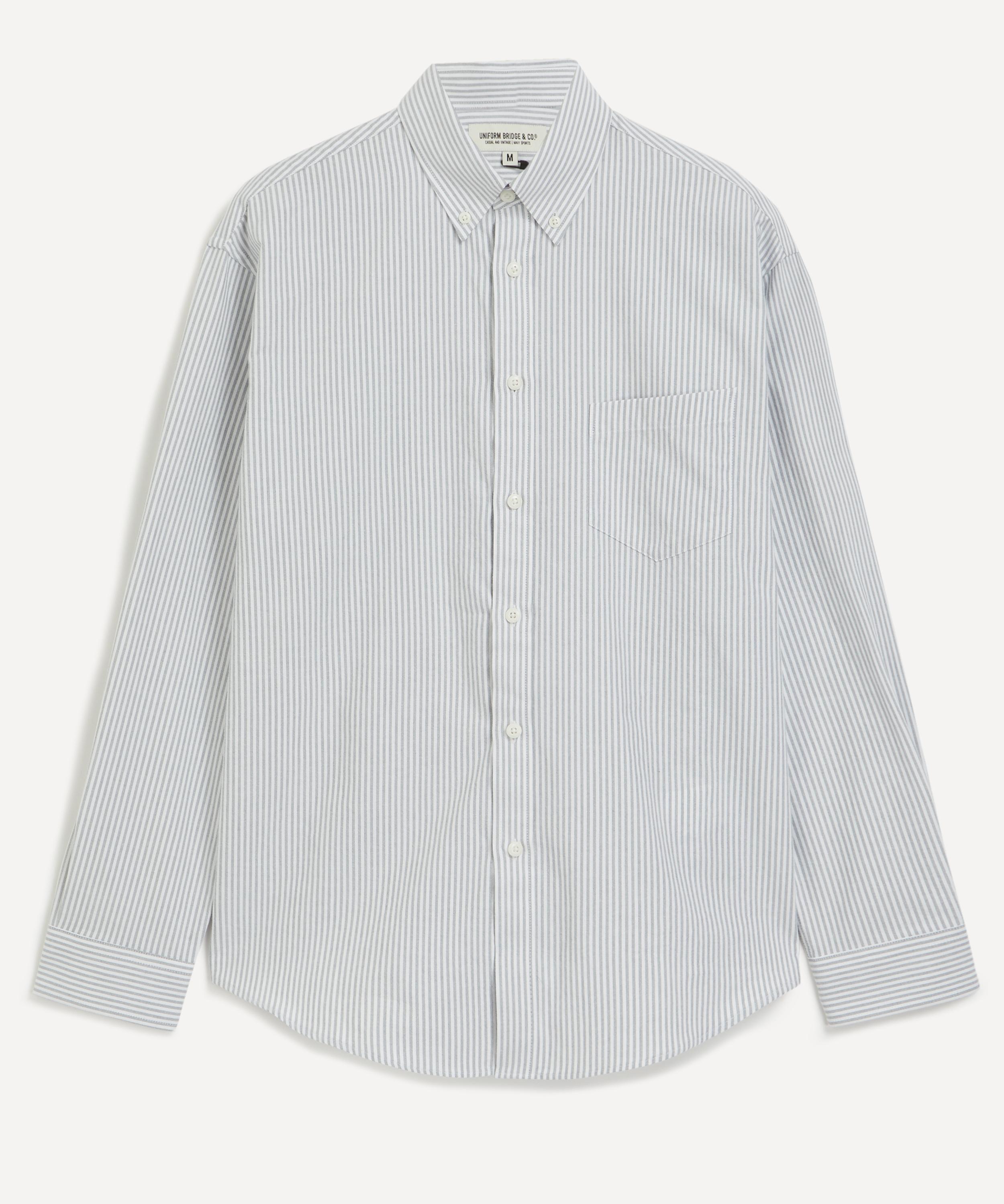 Oxford BD Grey Stipe Shirt