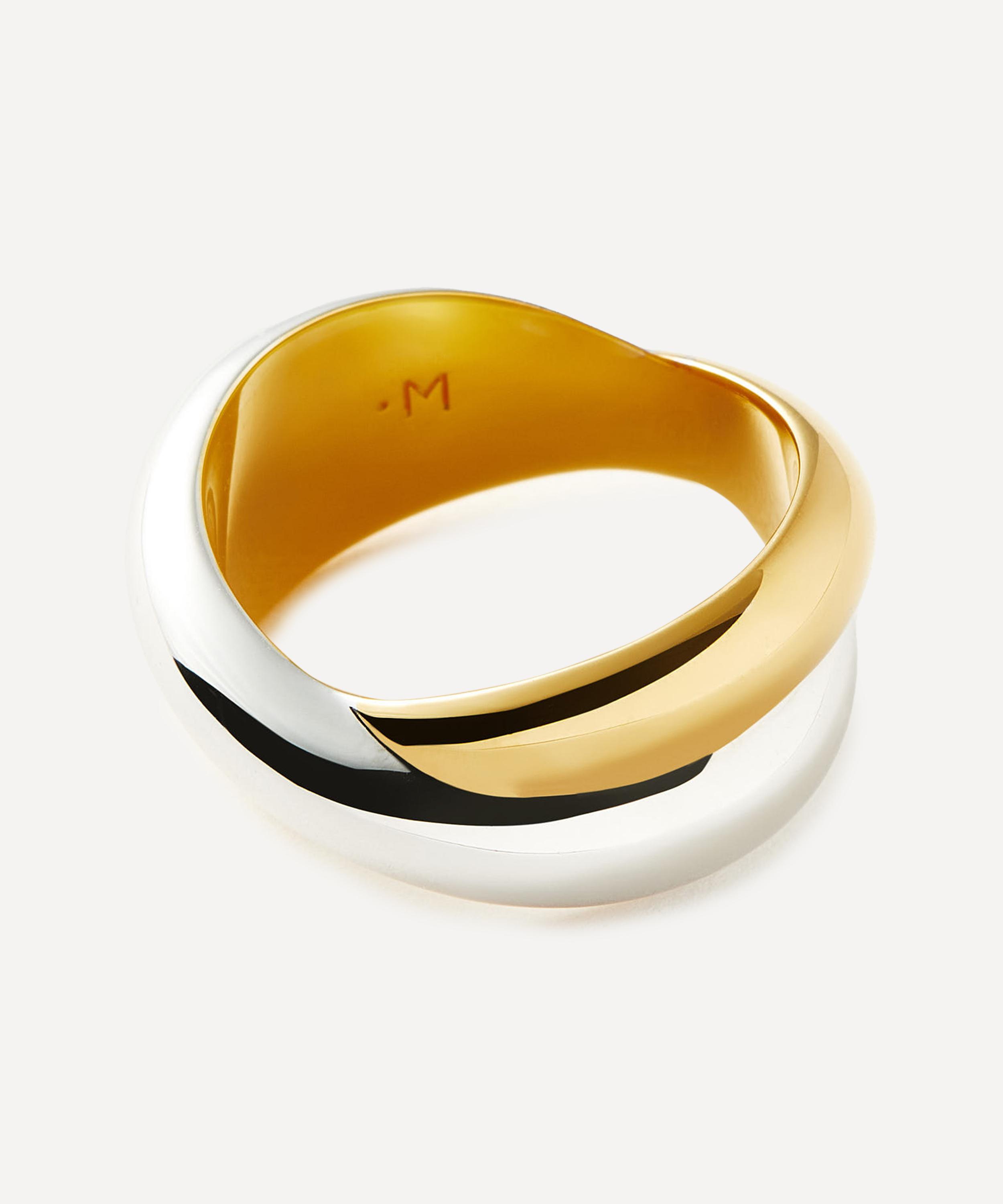 Missoma - X Lucy Williams Mixed Metal Chunky Entwine Ring image number 1