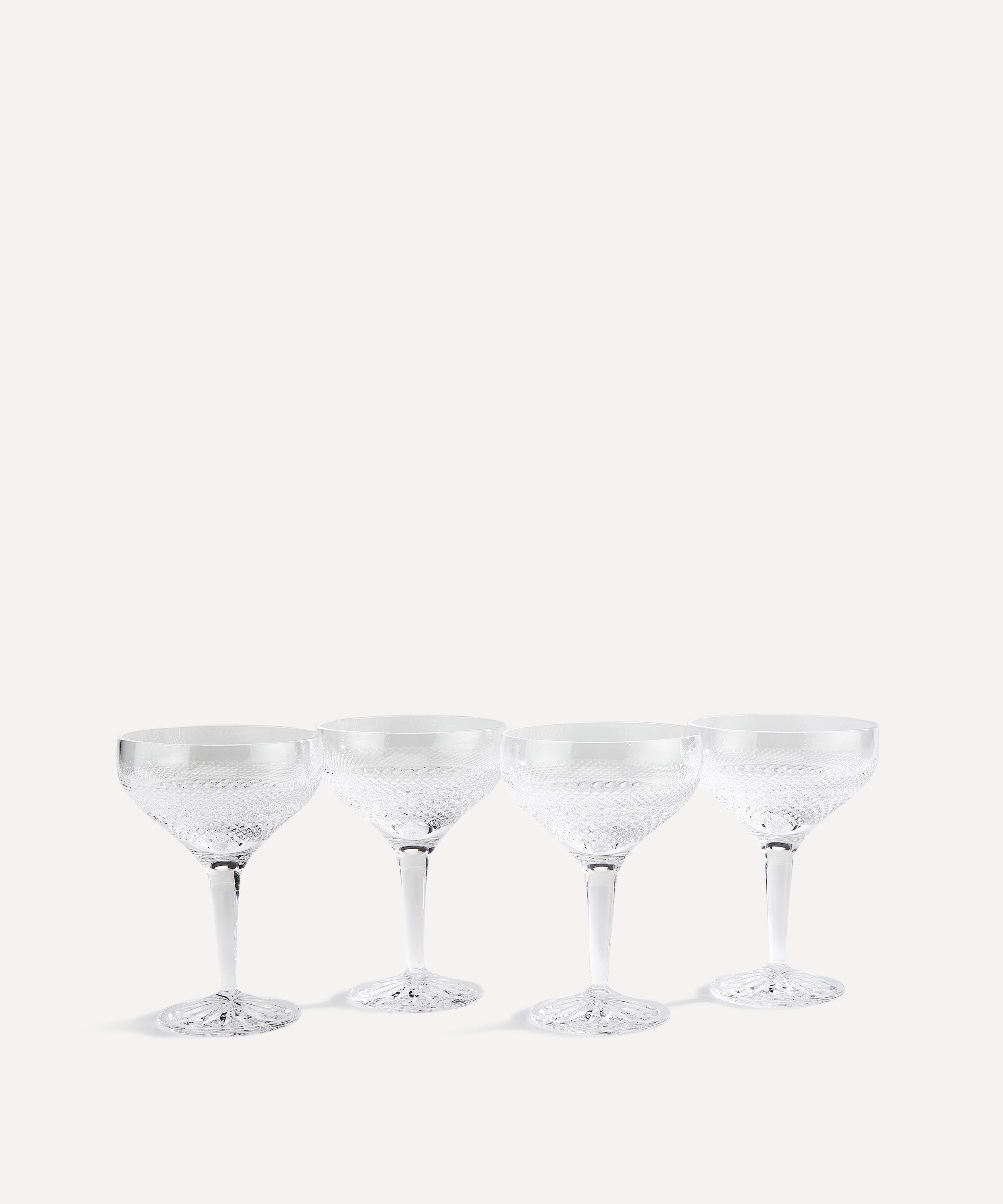 Soho Home - Huxley Cut Crystal Coupe Set of Four