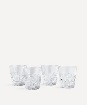 Soho Home - Huxley Cut Crystal Rocks Glass Set of Four image number 0