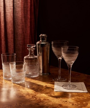 Soho Home - Huxley Cut Crystal Rocks Glass Set of Four image number 1