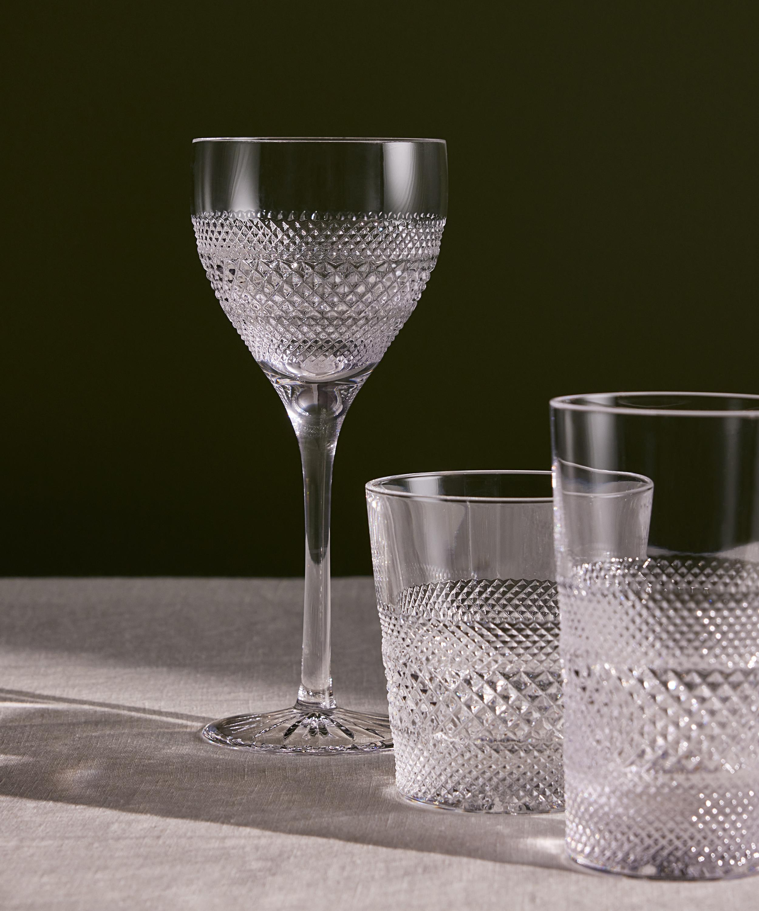 Fluted Wine Glass, Set of Four - Soho Home