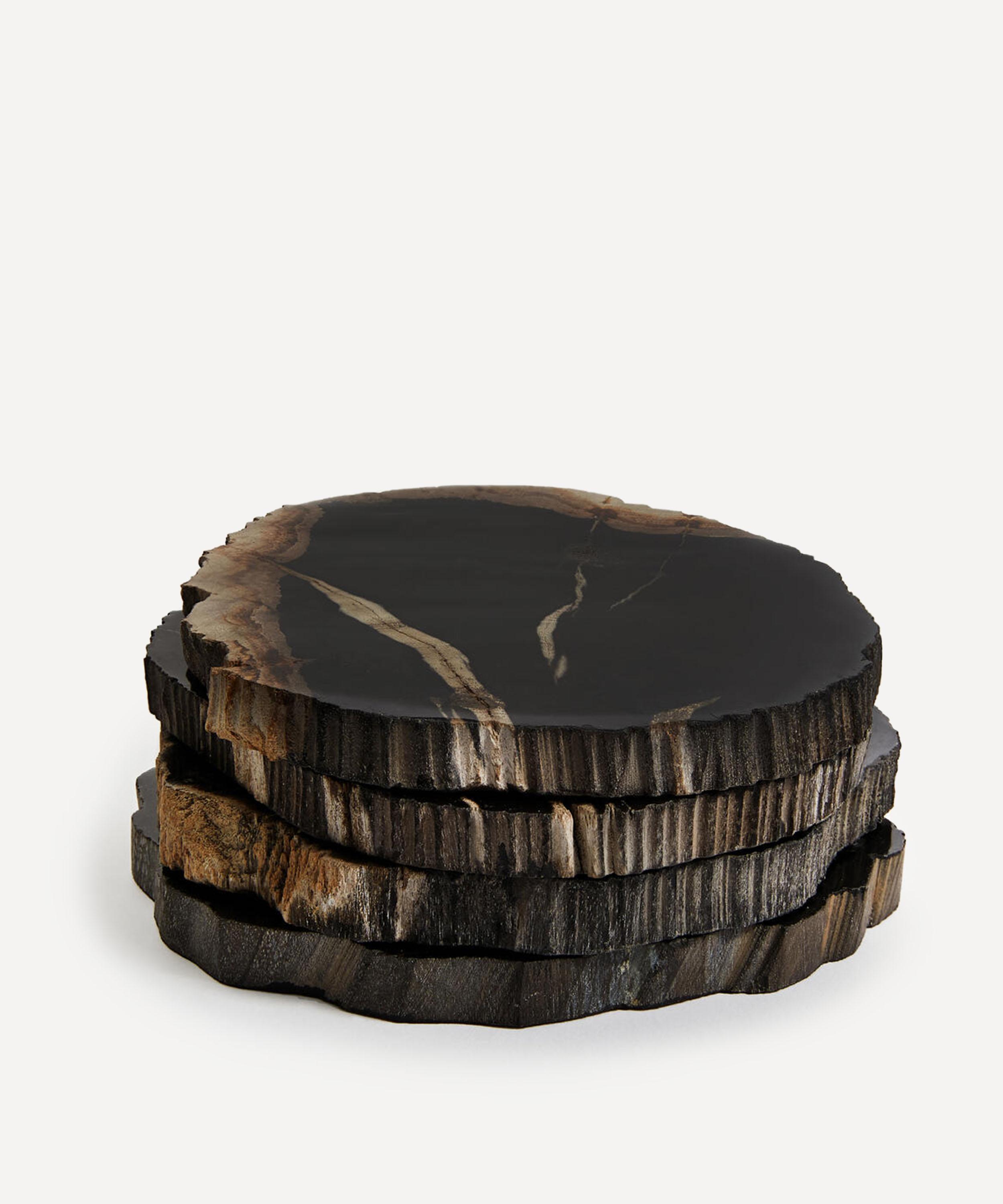 Soho Home - Balfern Petrified Wood Coaster Set of Four image number 0