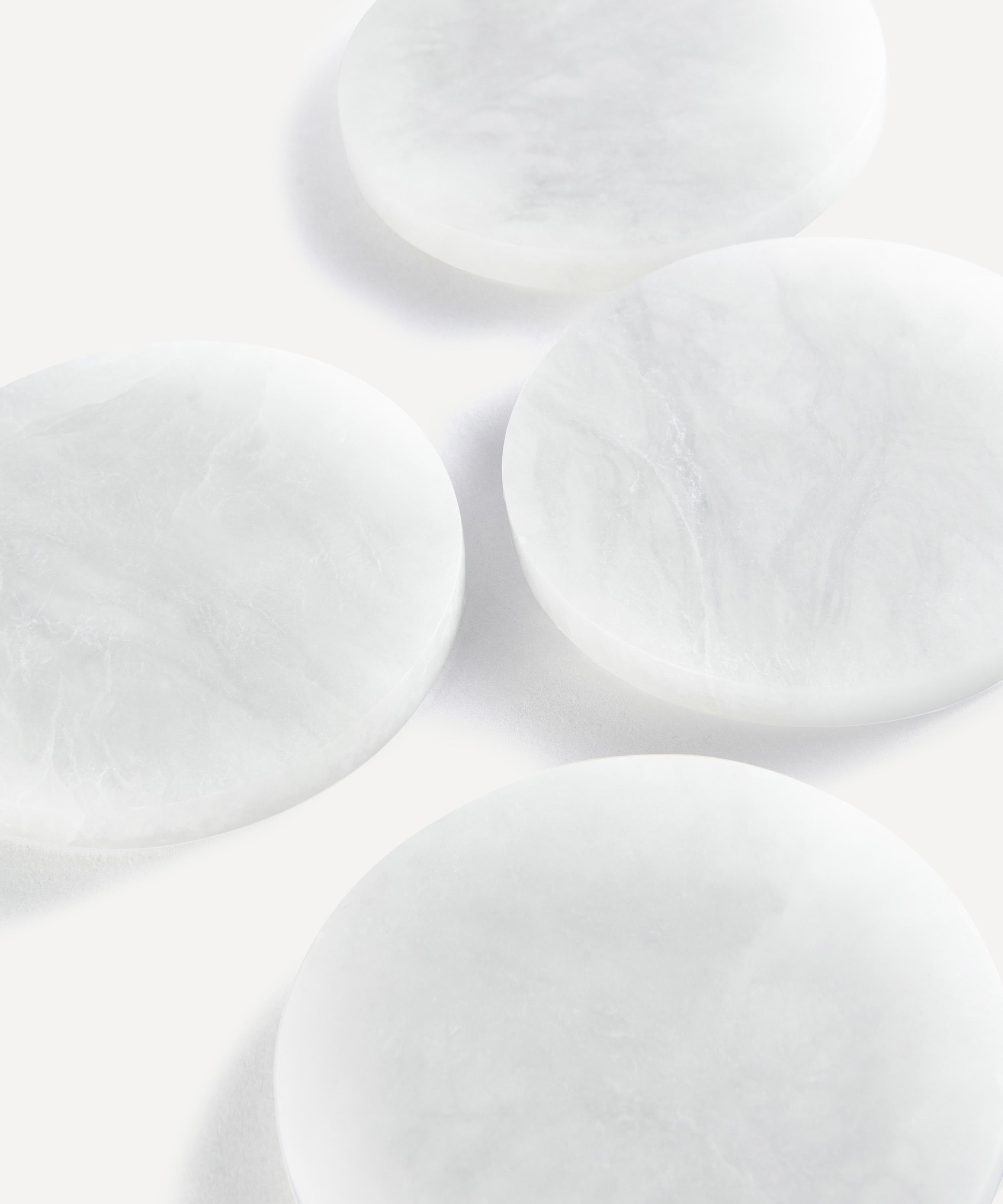 Soho Home - Hanson Alabaster Coasters Set of Four image number 1