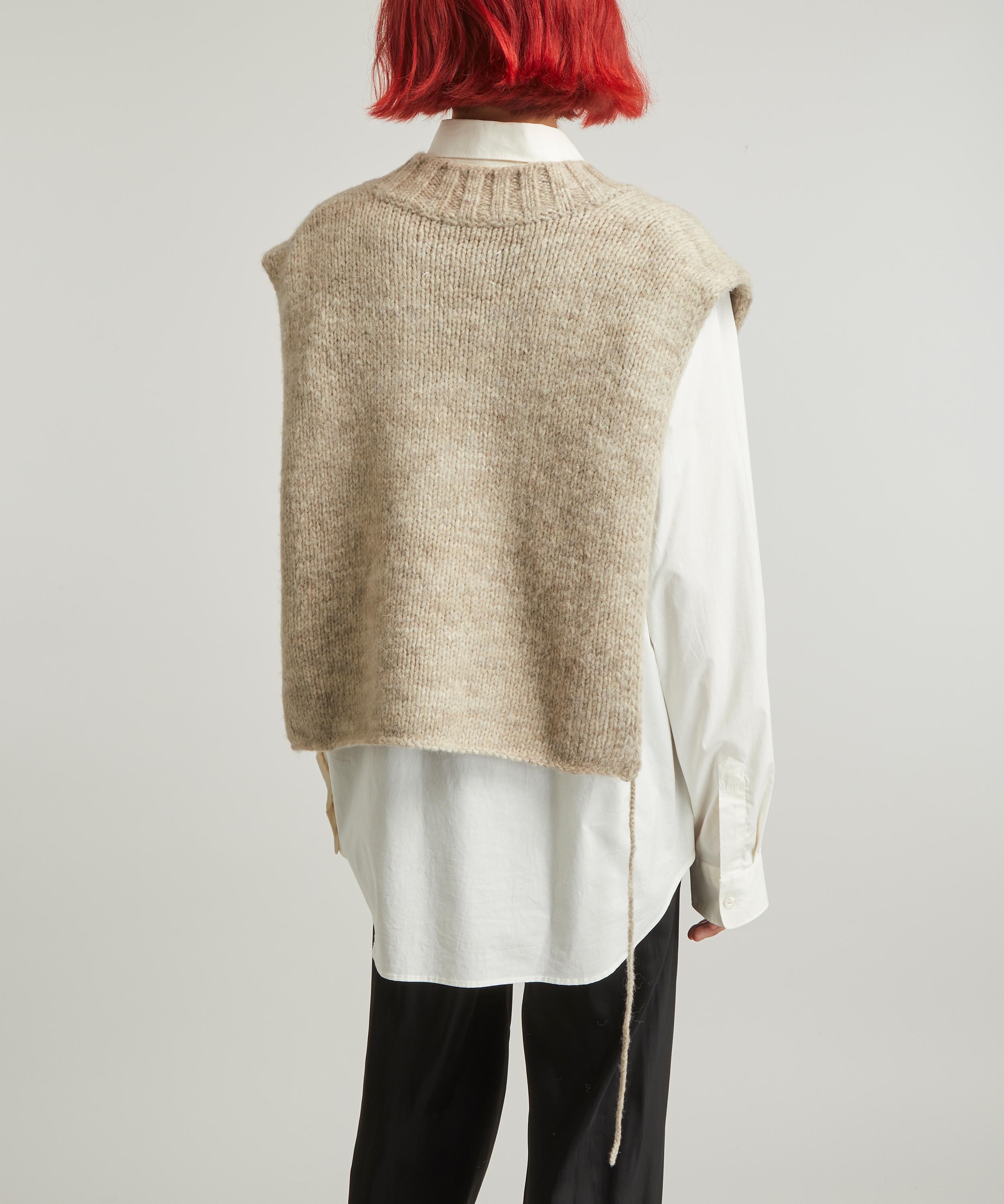 Maison Margiela - Knitted V-Neck Tank Top image number 3