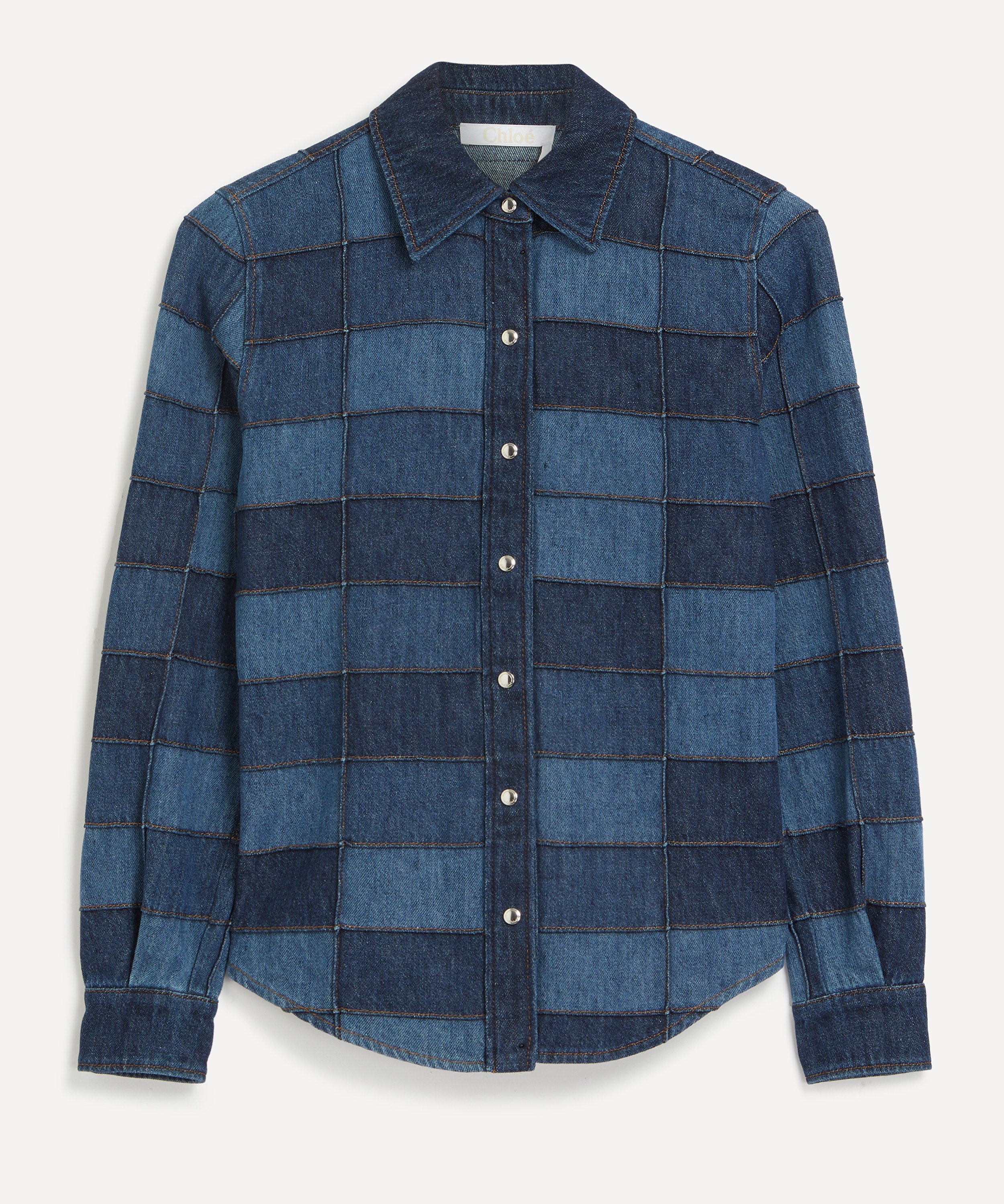 Chloé Patchwork Denim Shirt | Liberty