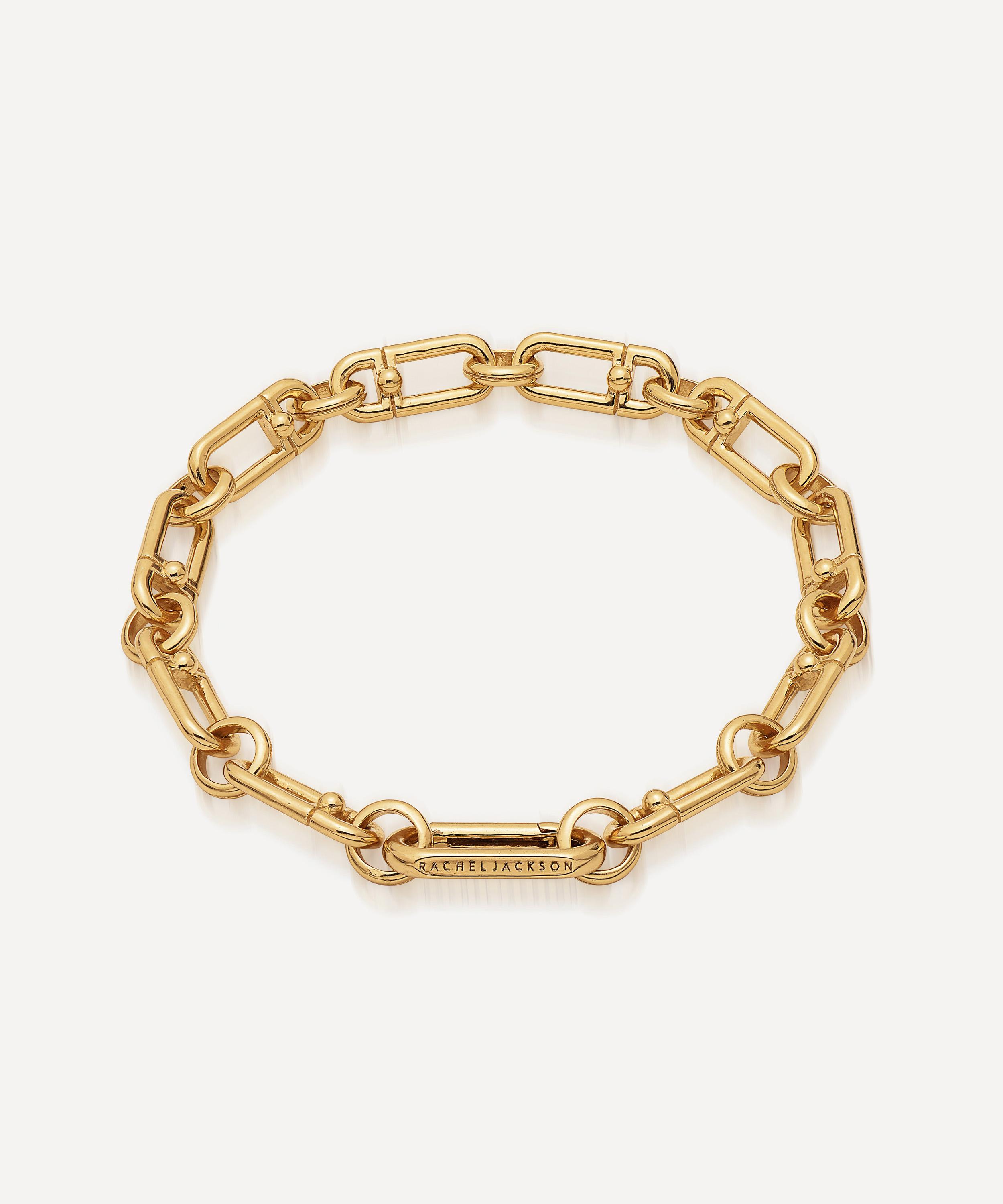 Rachel Jackson - 22ct Gold-Plated Medium Stellar Hardware Chain Bracelet image number 0