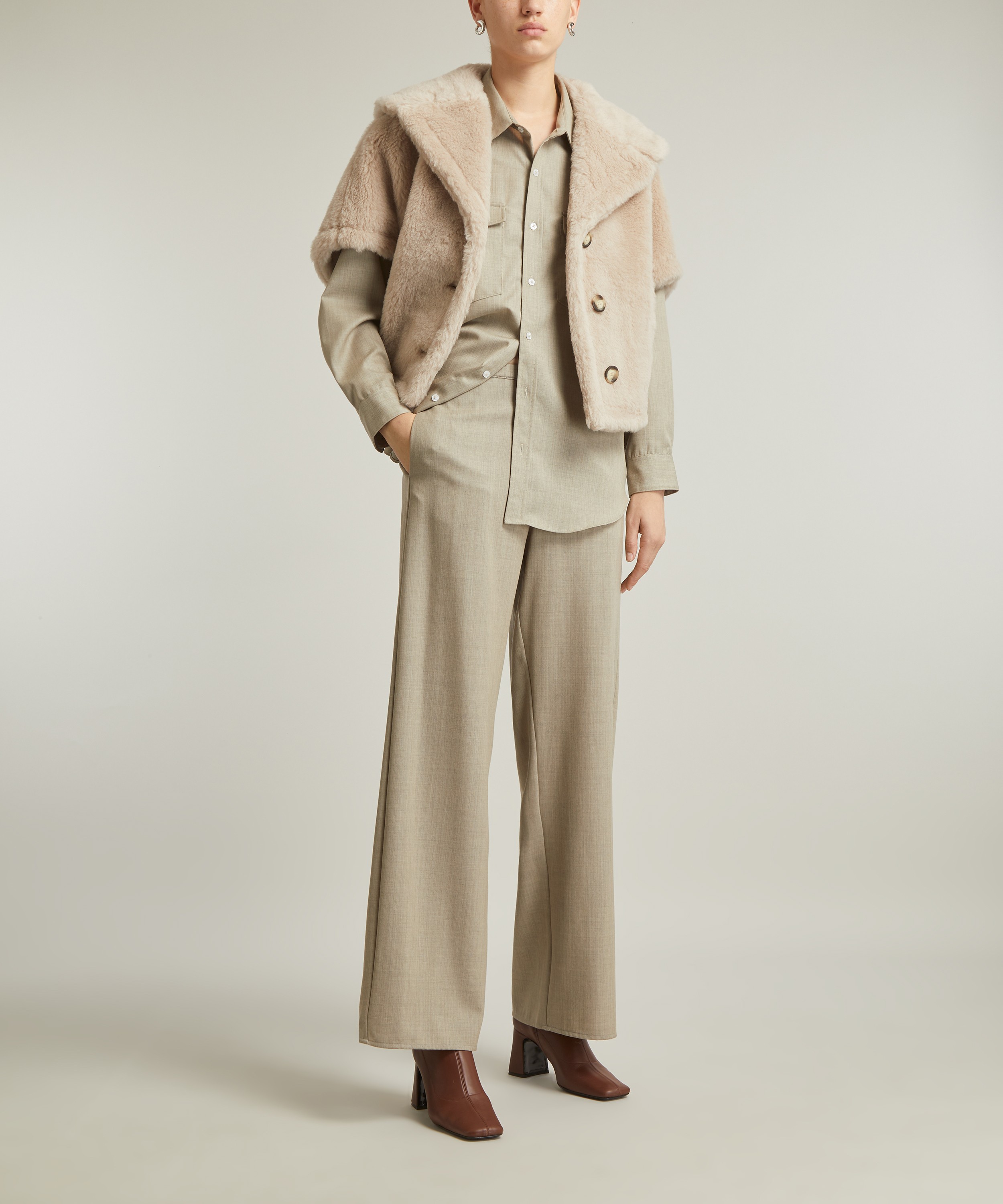 Max Mara Cambusa Teddy Cape | Liberty