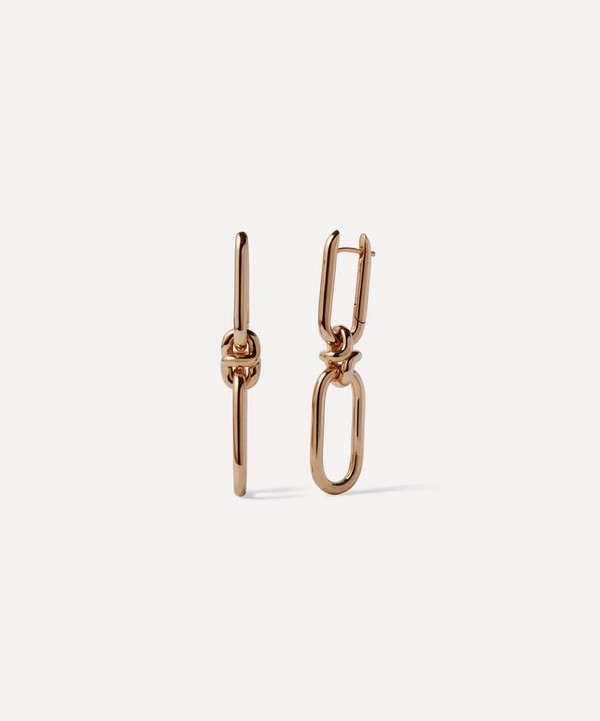 Annoushka - 14ct Gold Knuckle Chain Drop Earrings
