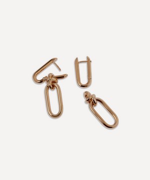 Annoushka - 14ct Gold Knuckle Chain Drop Earrings image number 1