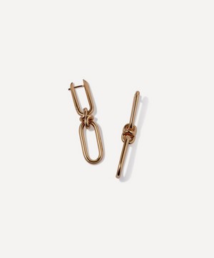 Annoushka - 14ct Gold Knuckle Chain Drop Earrings image number 2