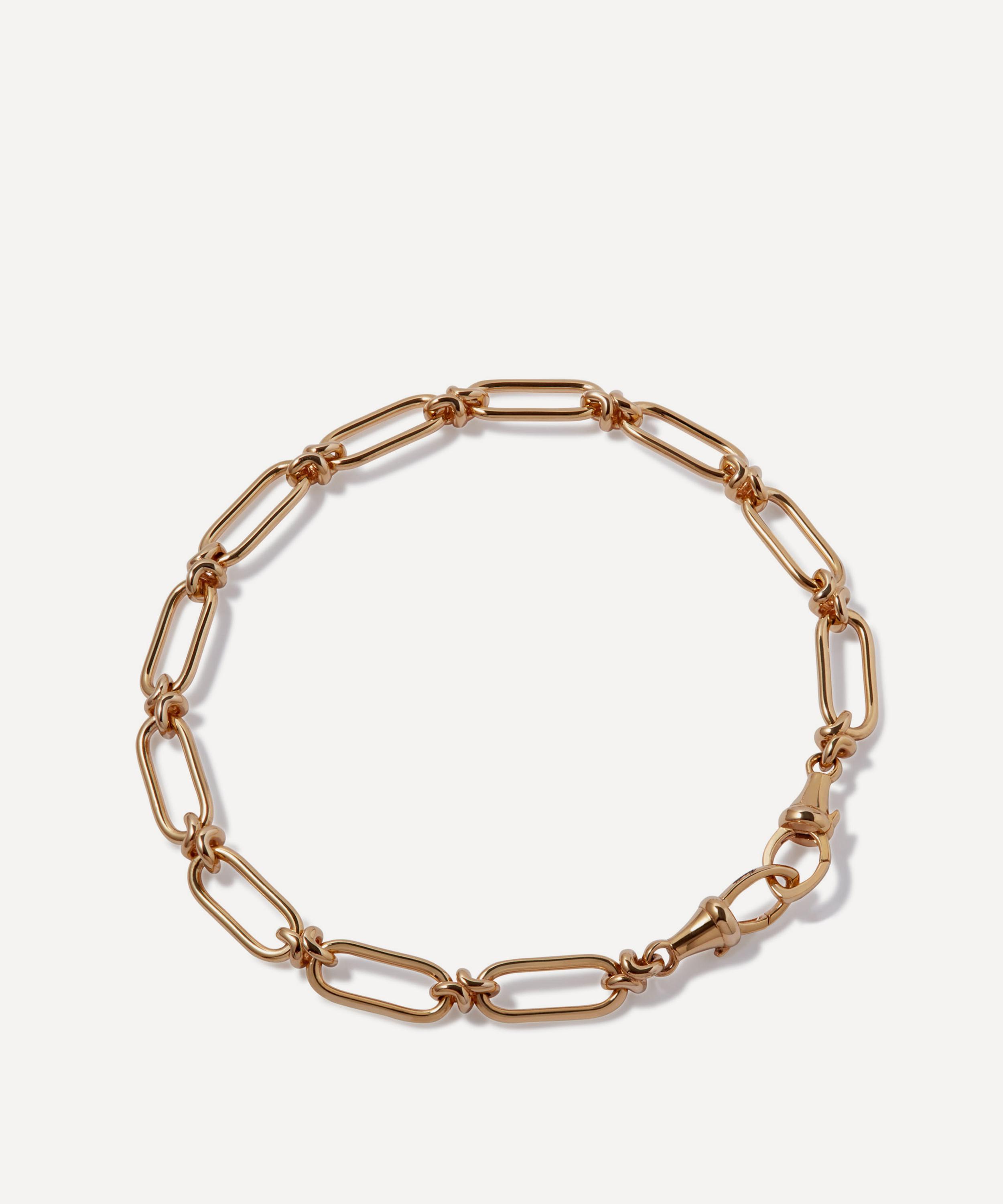 Annoushka - 14ct Gold Knuckle Bold Link Chain Bracelet