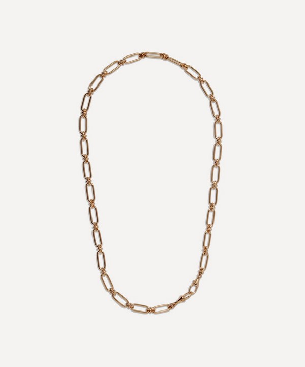 Annoushka - 14ct Gold Knuckle Bold Link Chain Necklace image number null