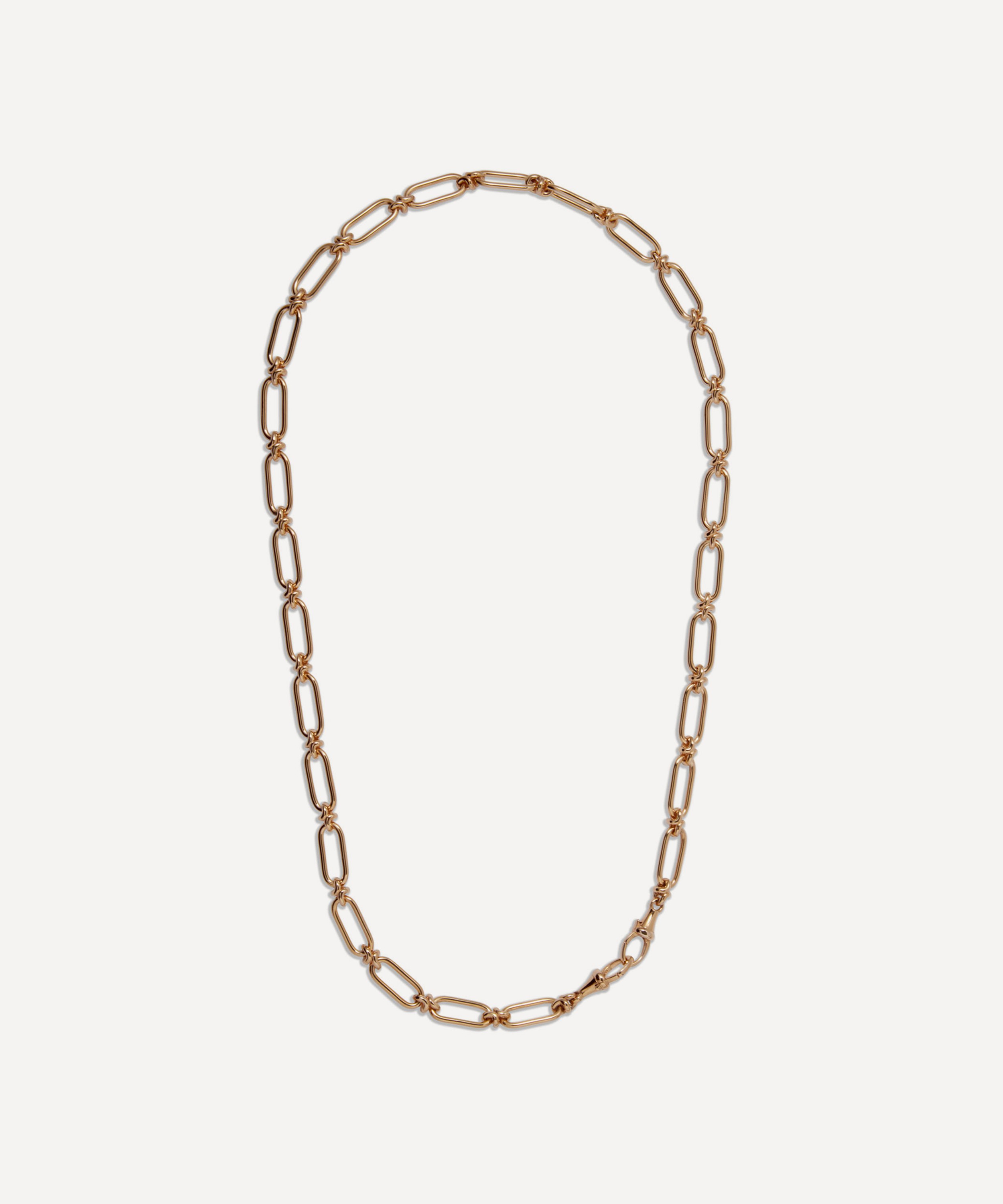 Annoushka - 14ct Gold Knuckle Bold Link Chain Necklace