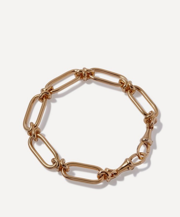 Annoushka - 14ct Gold Knuckle Heavy Link Chain Bracelet image number null