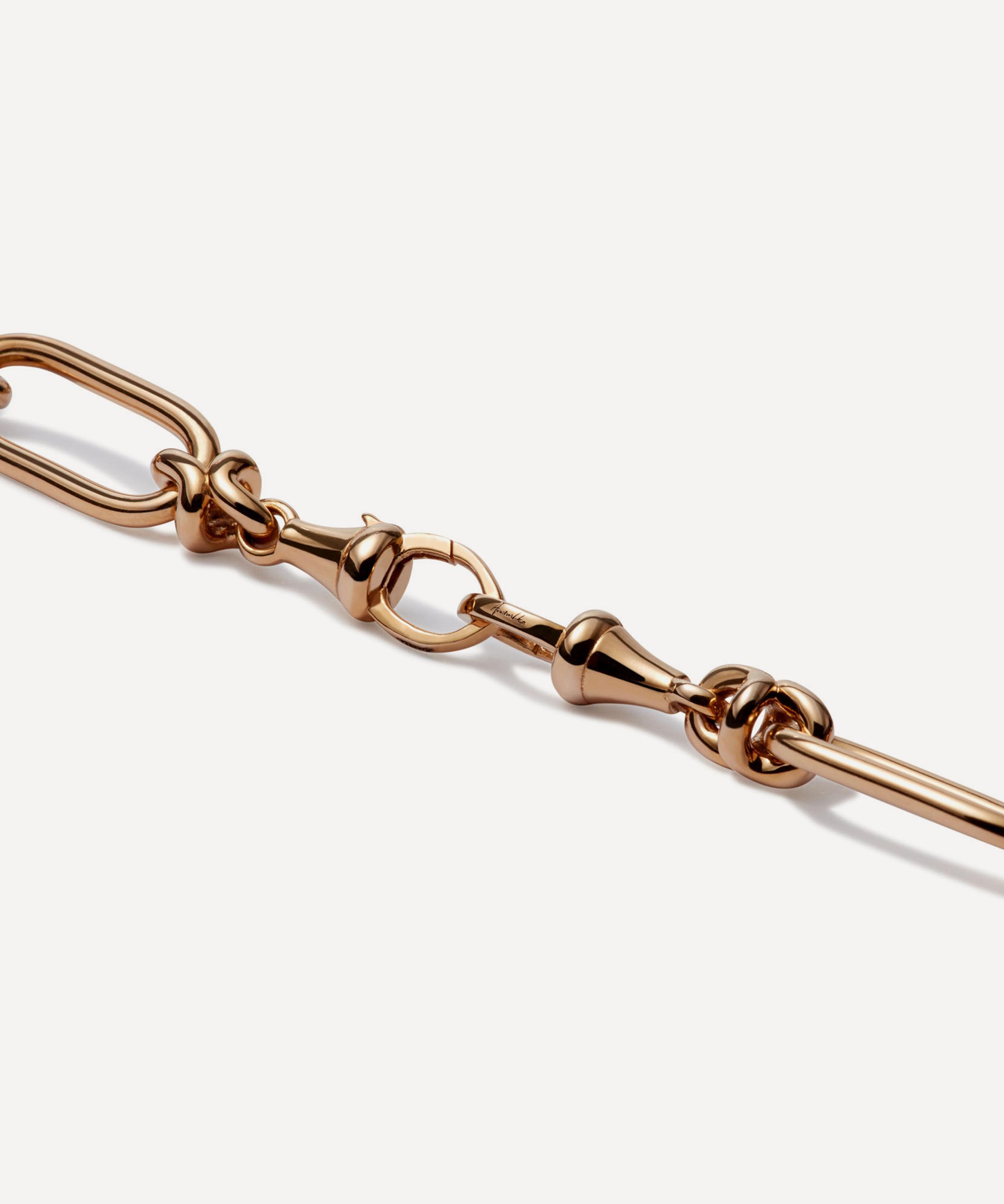 Annoushka - 14ct Gold Knuckle Heavy Link Chain Necklace image number 2