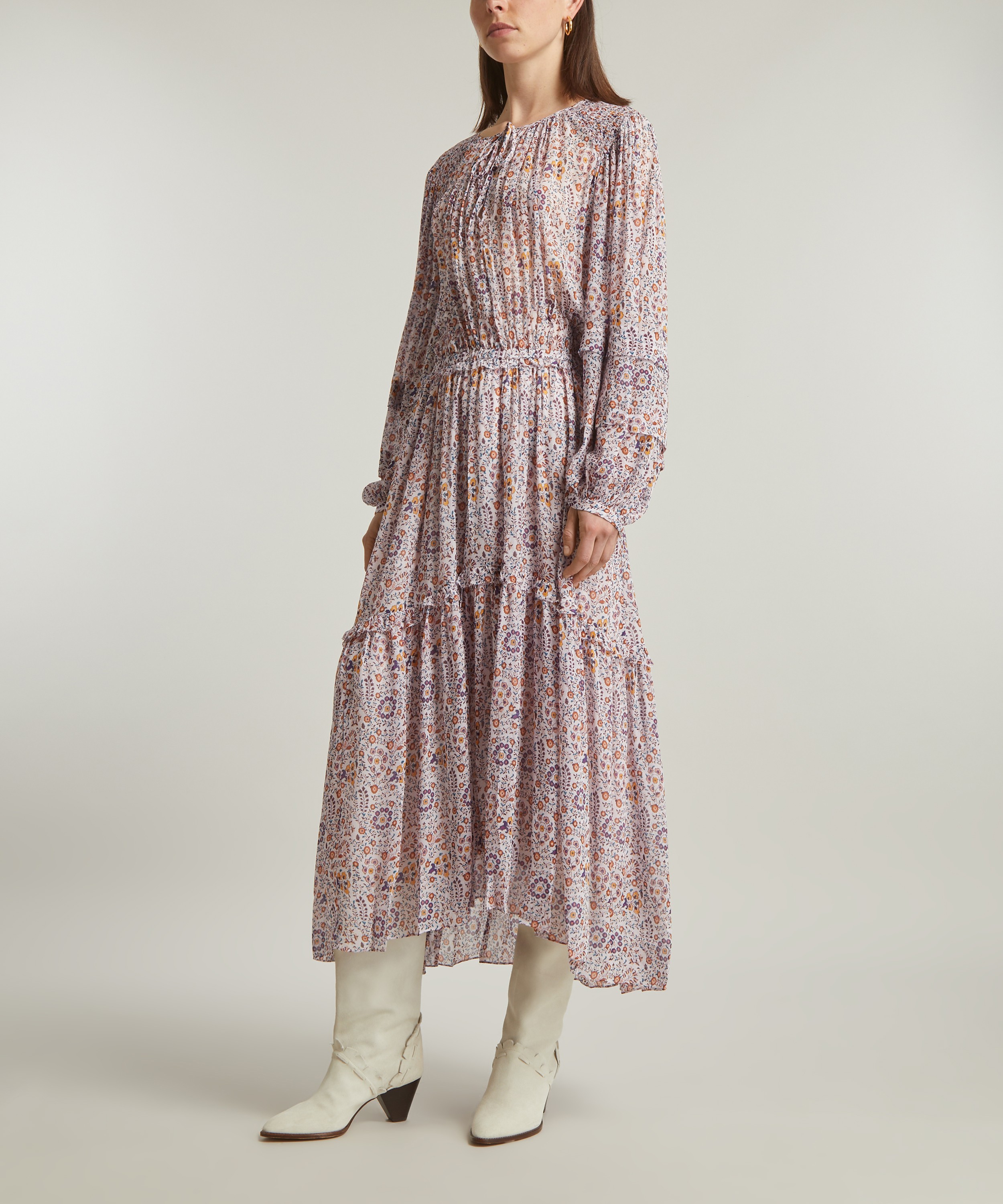 Isabel Marant Étoile Naema Floral Chiffon Dress | Liberty
