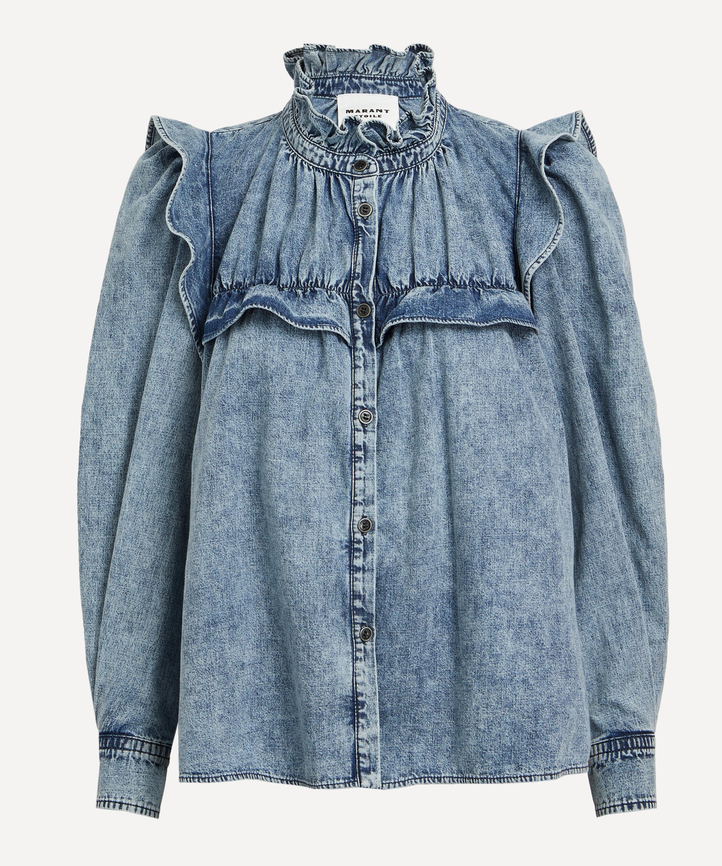 Isabel Marant Étoile Idety Frilled Shirt | Liberty