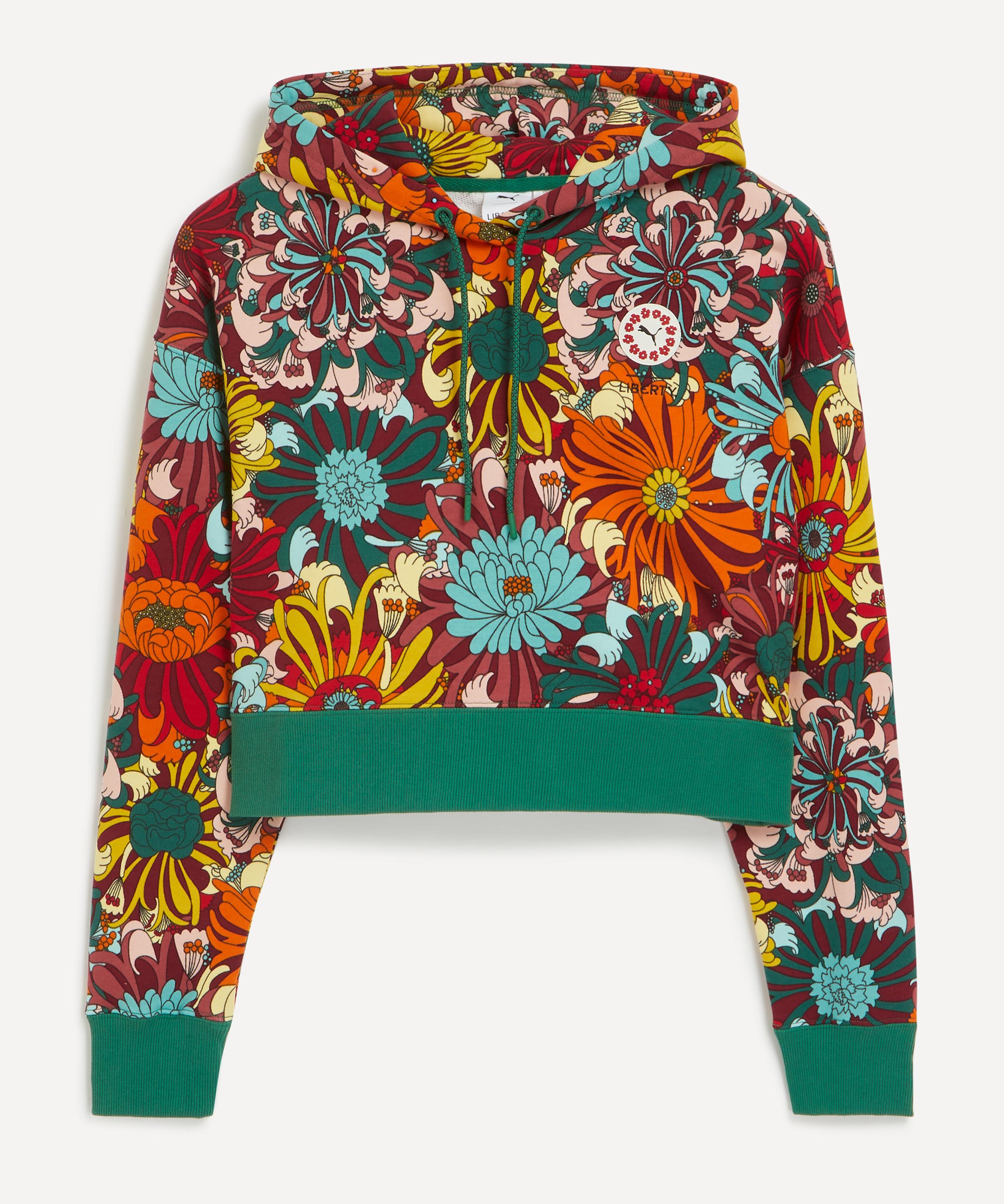 PUMA x Liberty Cropped Printed Hoodie | Liberty