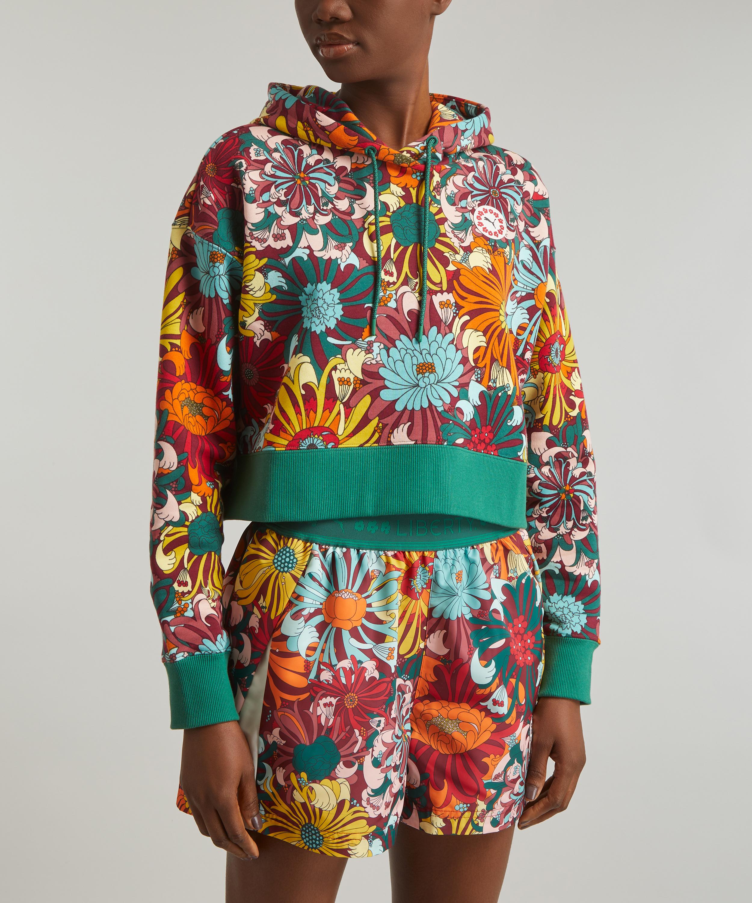 PUMA x Liberty Cropped Printed Hoodie | Liberty