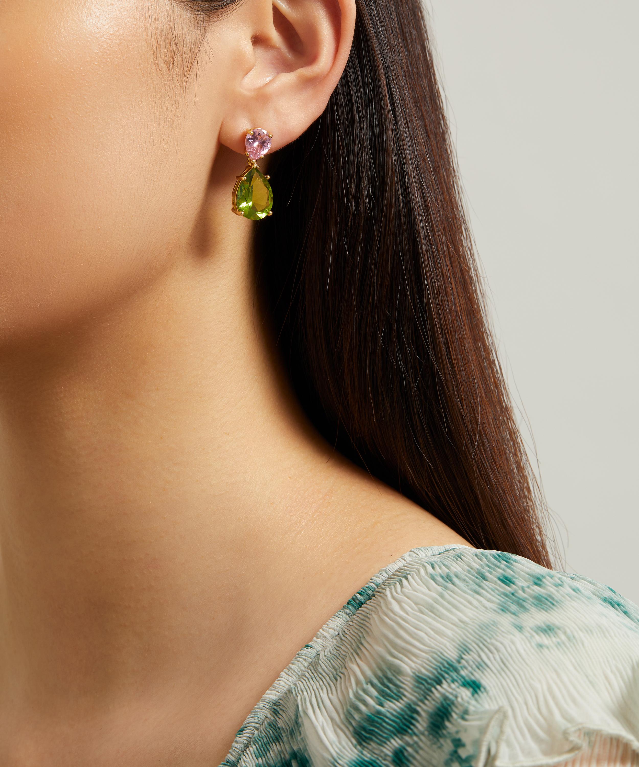 Cz by kenneth jay on sale lane drop earrings