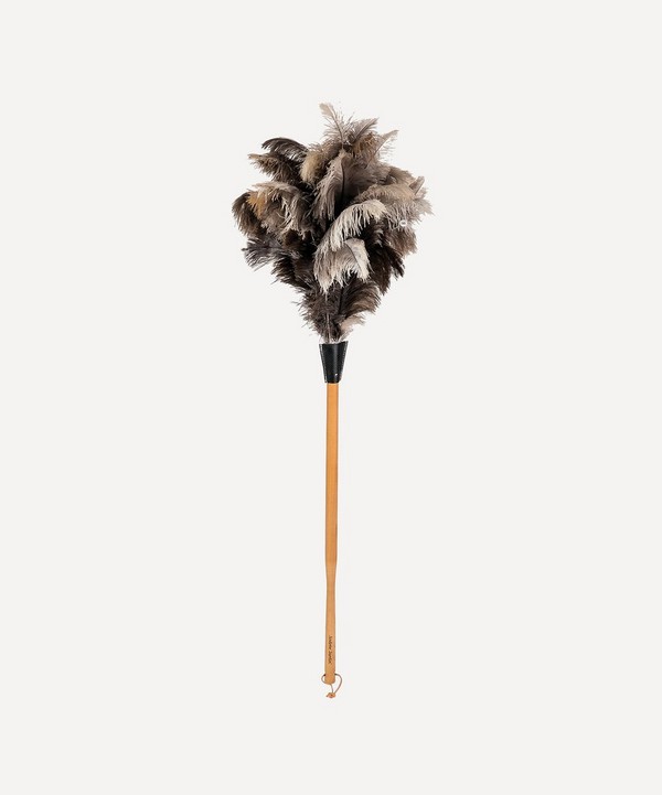 Andrée Jardin - Long Handled Beechwood Ostrich Feather Duster image number null