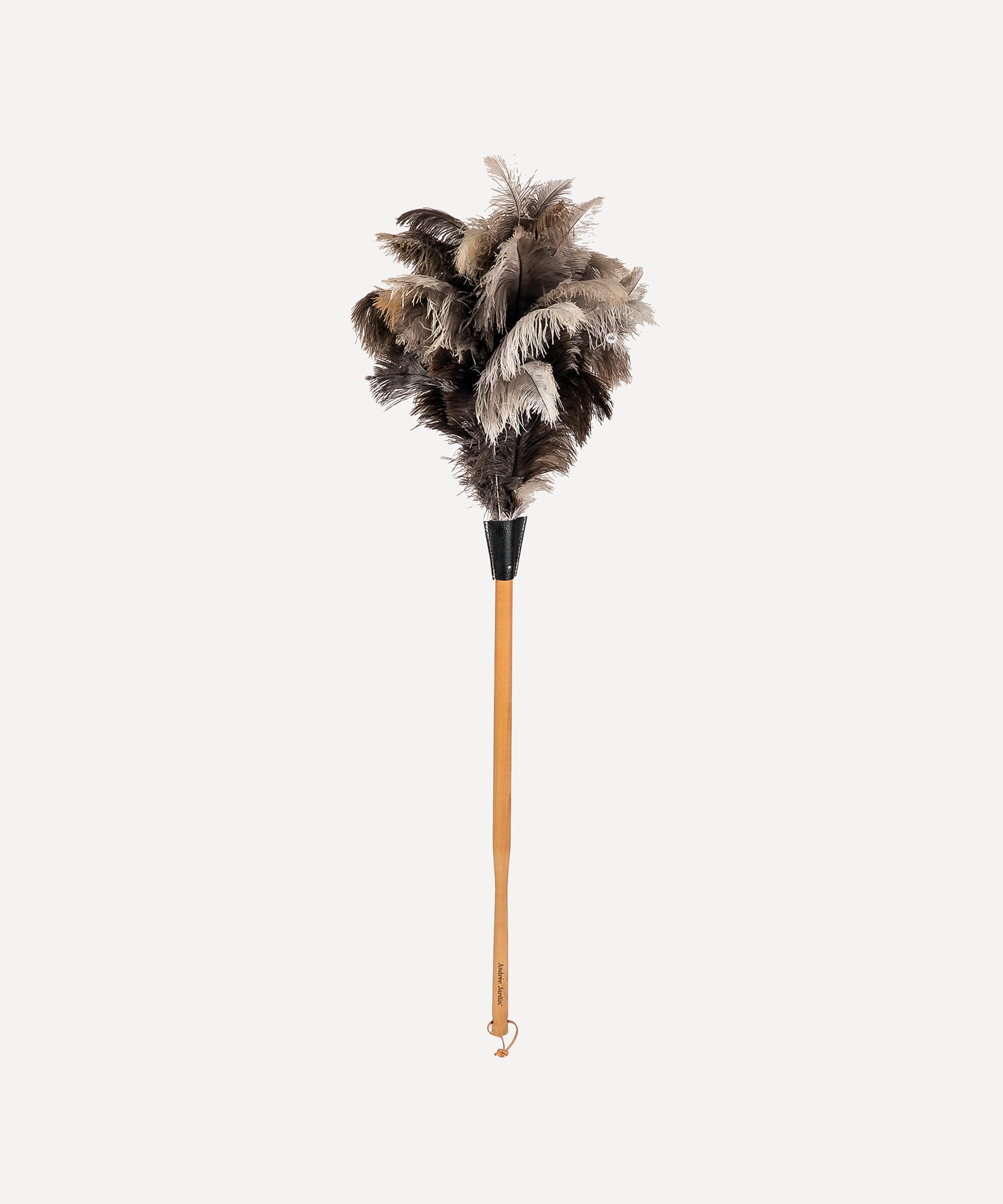 Andrée Jardin Long Handled Beechwood Ostrich Feather Duster Liberty