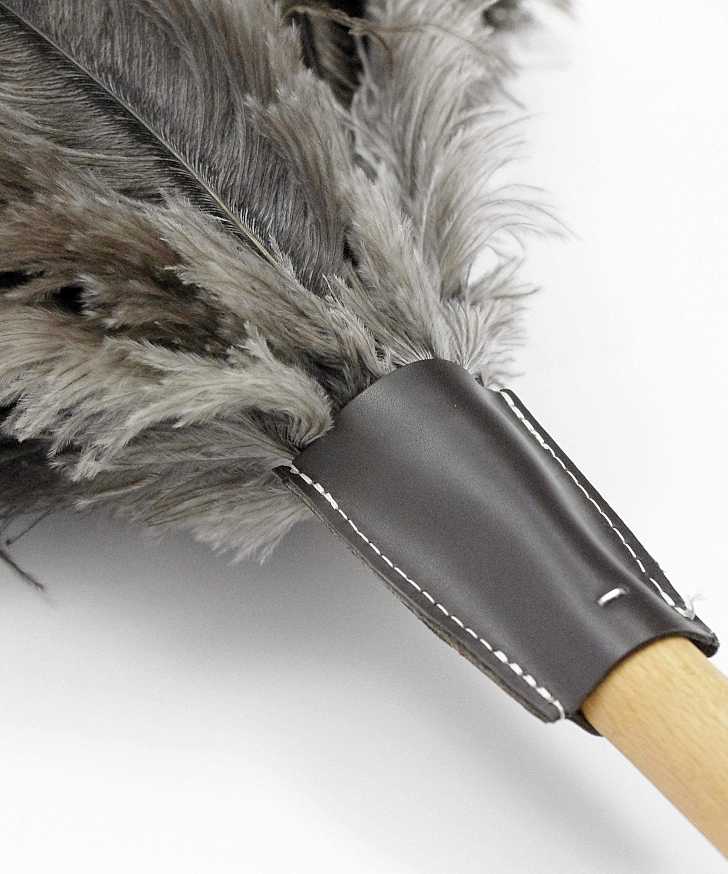 Long handled shop ostrich feather duster