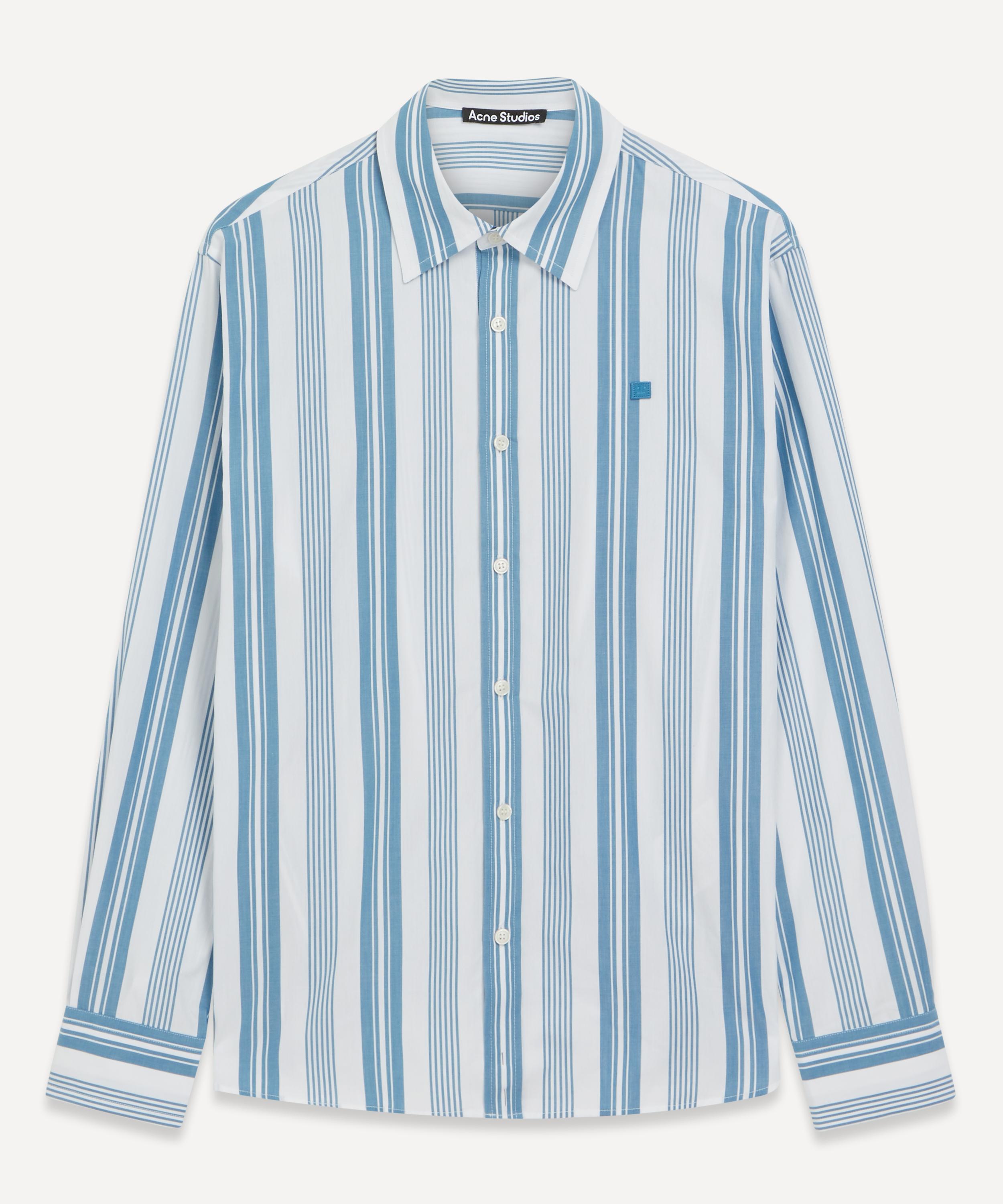 Stripe Button-Up Shirt