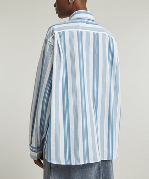 Acne Studios - Stripe Button-Up Shirt image number 3