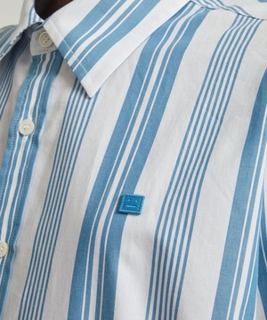 Acne Studios - Stripe Button-Up Shirt image number 4