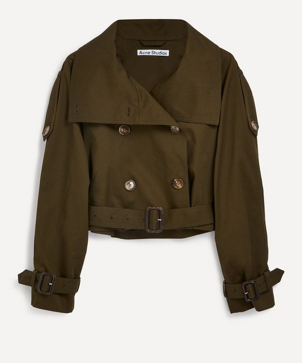 Acne Studios - Double-Breasted Trench Jacket image number null