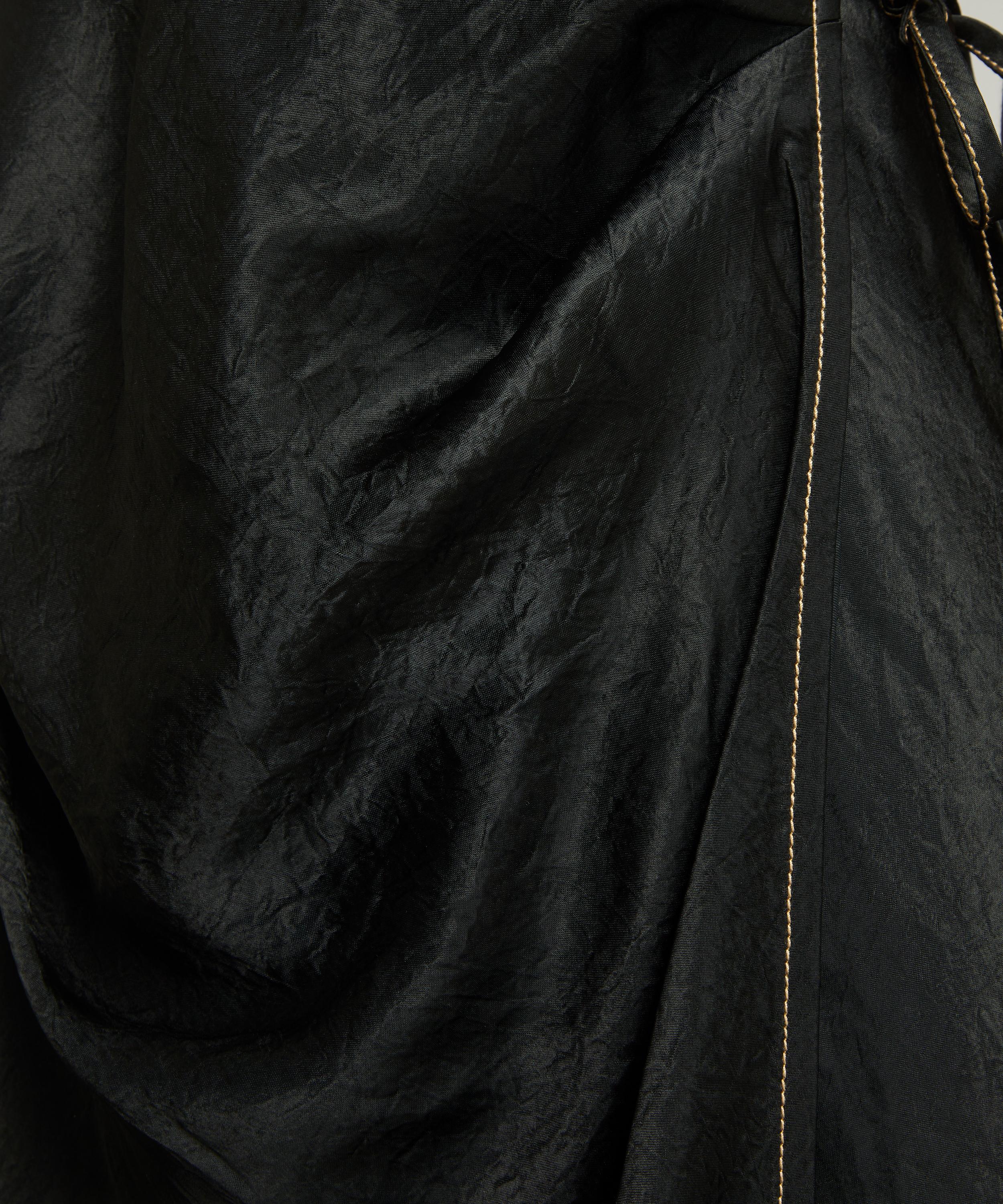 Acne Studios - Satin Wrap Dress image number 4