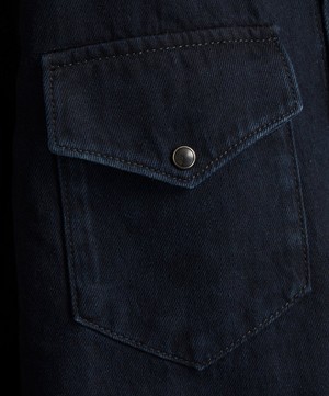 Acne Studios - Black Denim Button-Up Shirt image number 4