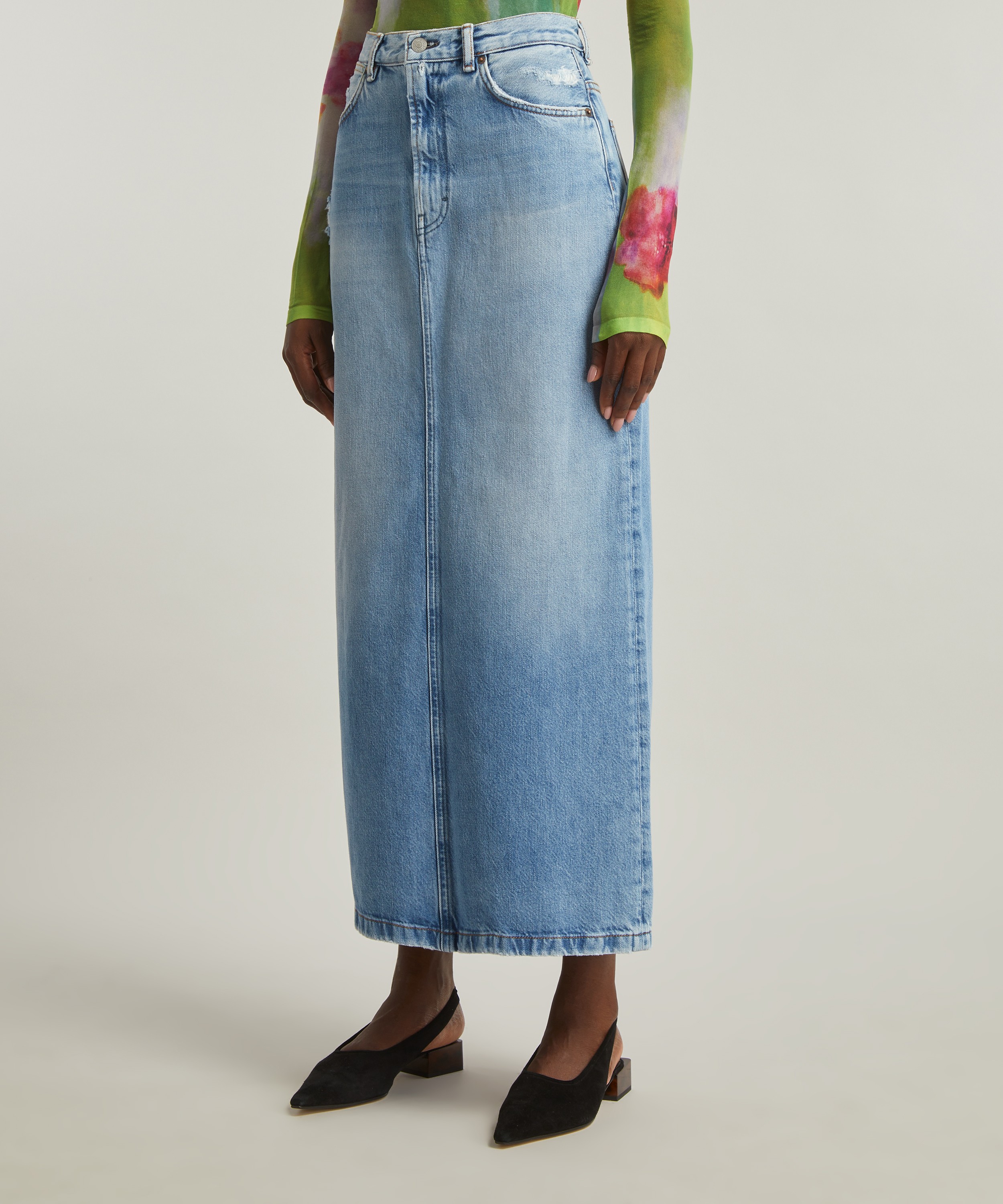 Acne Studios Mid-Length Denim Skirt | Liberty