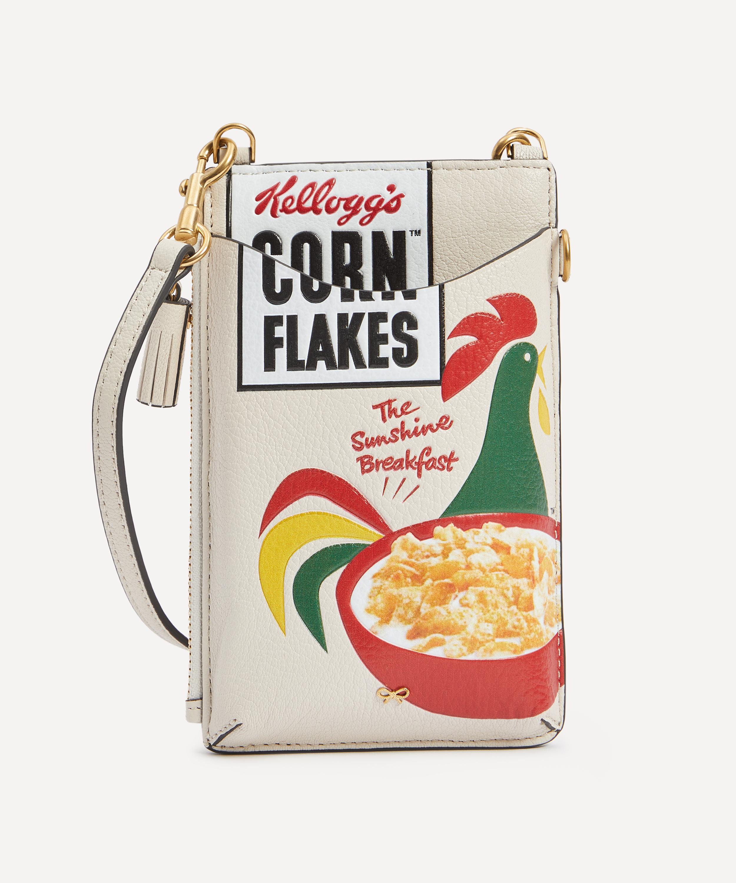 Anya Hindmarch - Anya Brands Corn Flake Zip Phone Pouch on Strap image number 0