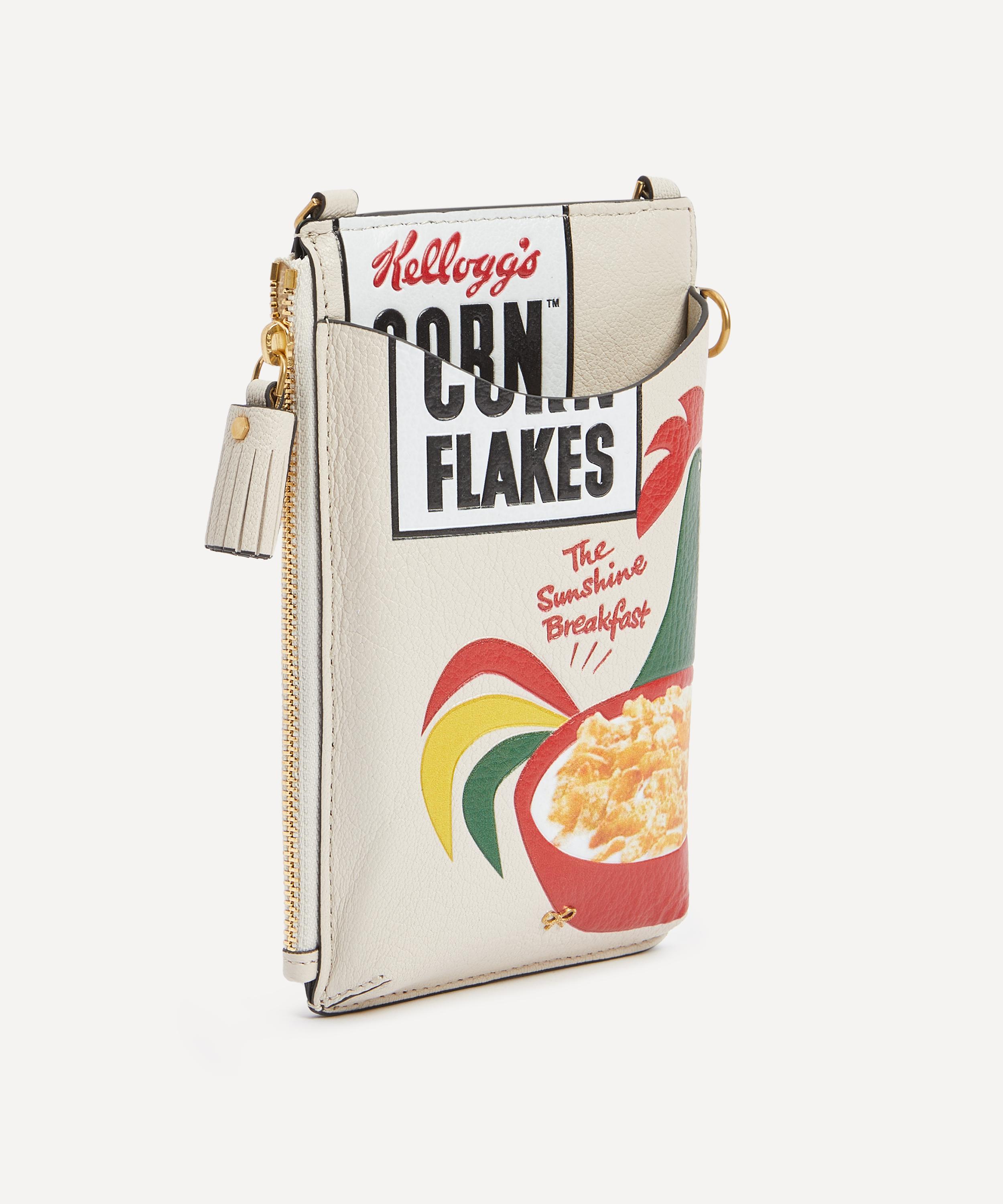 Anya Hindmarch - Anya Brands Corn Flake Zip Phone Pouch on Strap image number 2