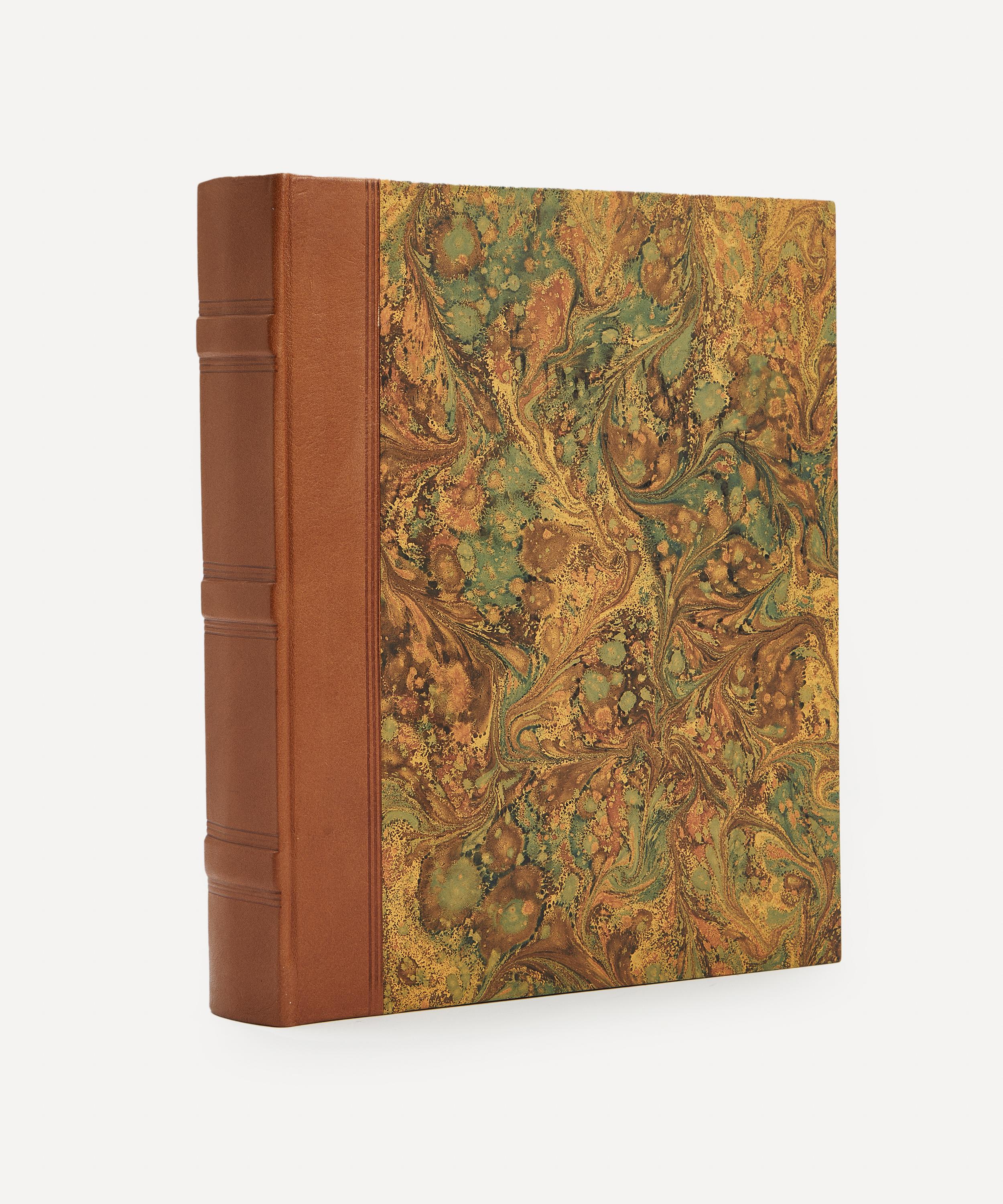 Giannini - Marbled Photo Album with Leather Spine image number 1