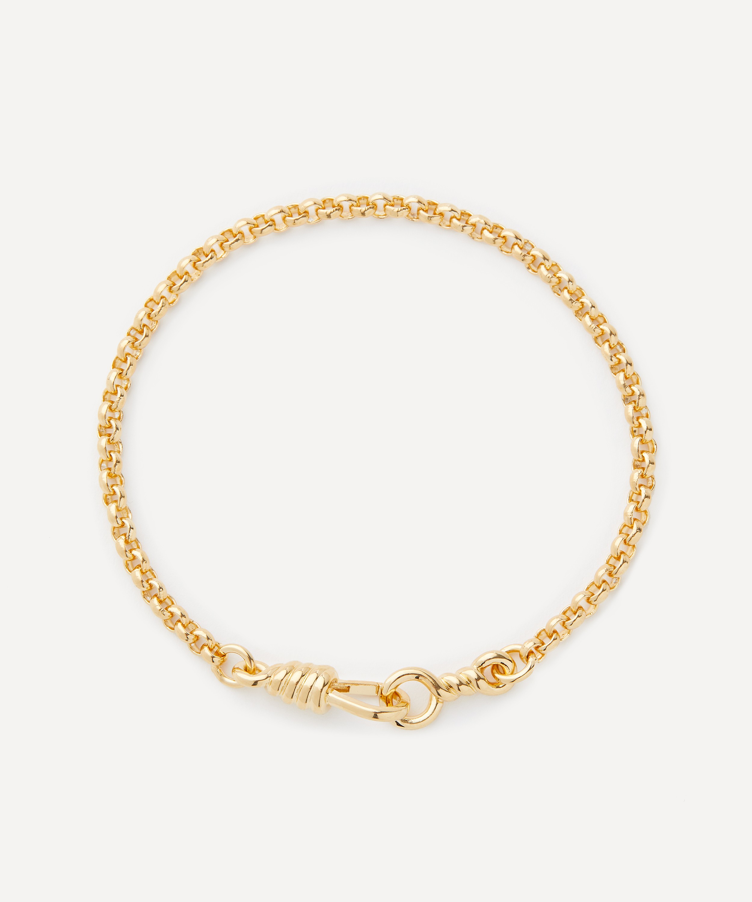 Otiumberg - Gold-Plated Vermeil Silver Locked Chain Bracelet image number 0