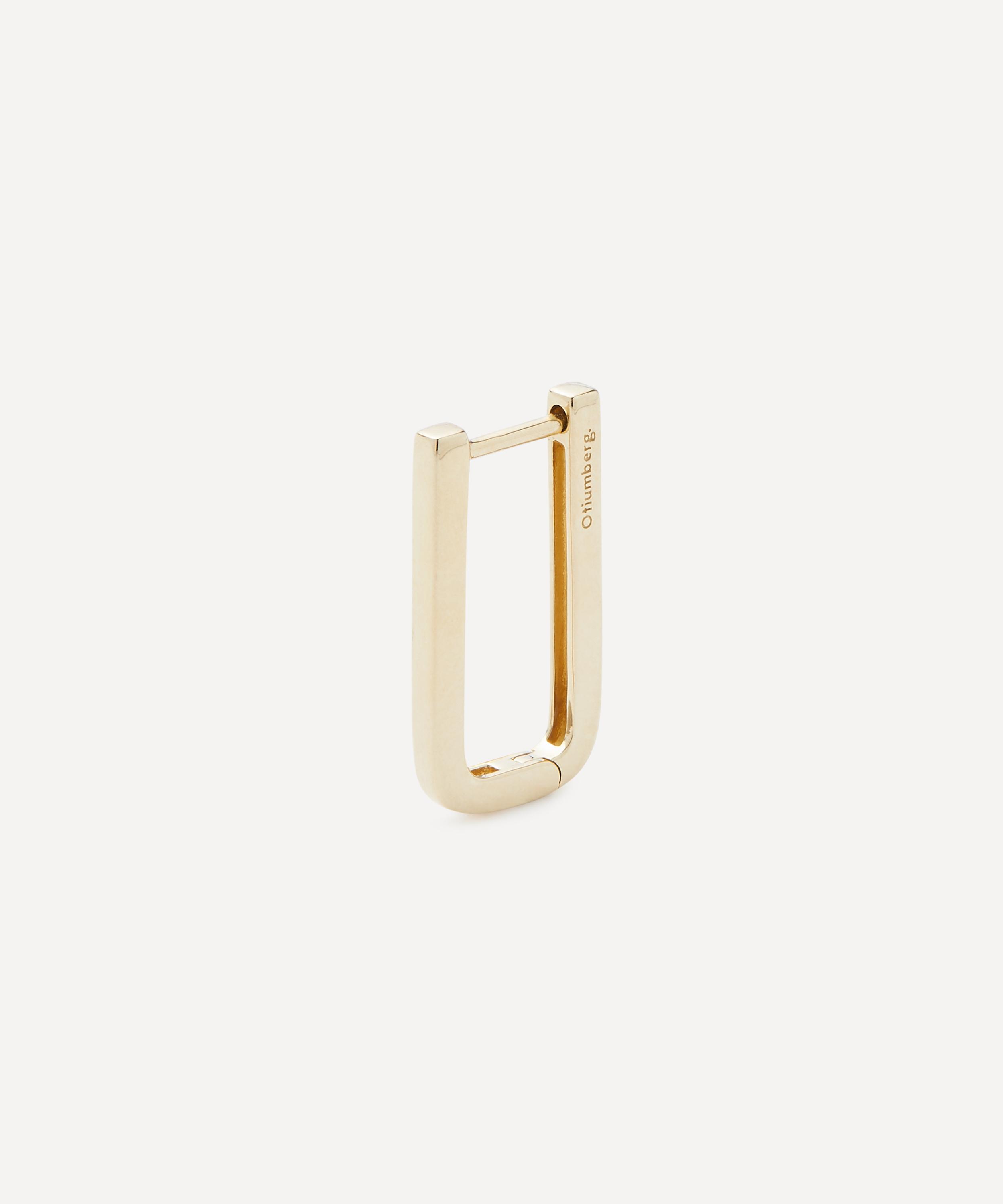 Otiumberg - 9ct Gold Square Hoop Earring image number 0