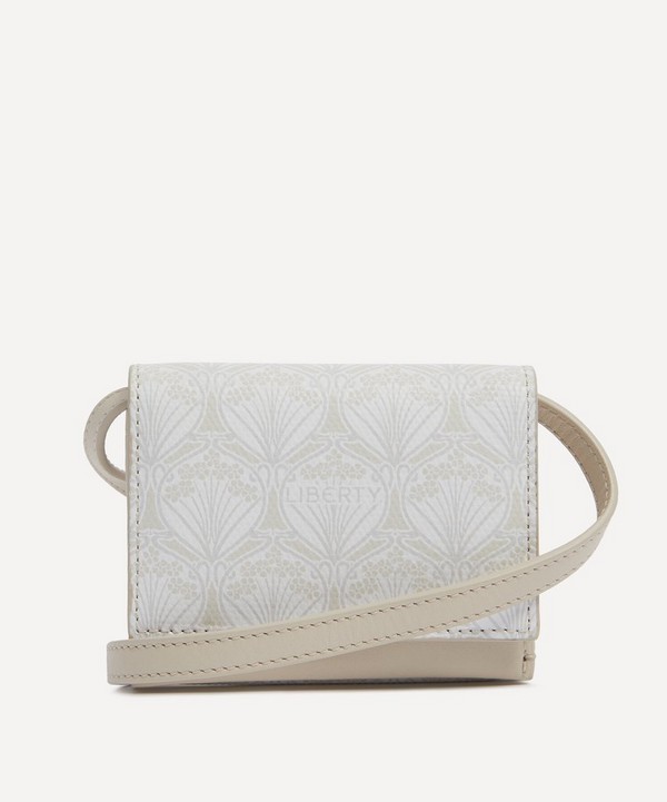 Liberty - Iphis White Card Case On Strap