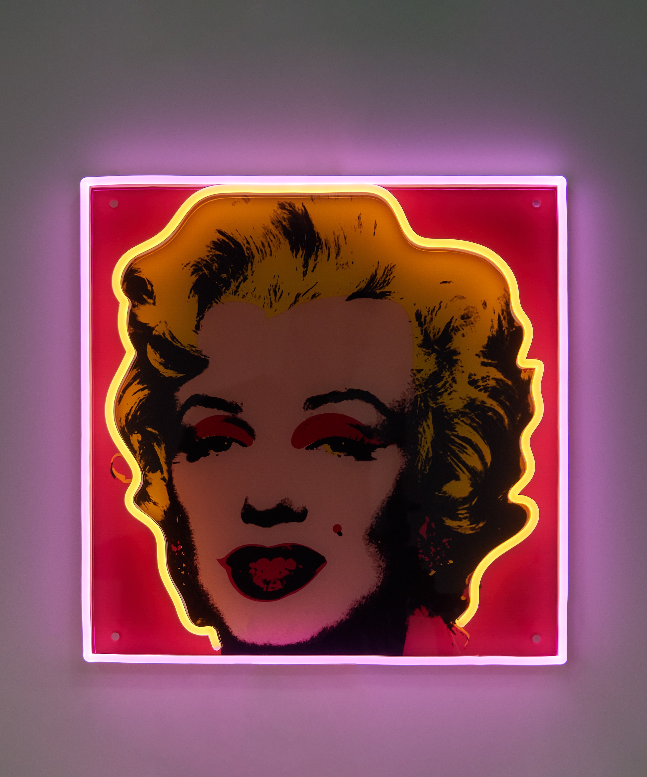 Yellowpop - Marylin YP x Andy Warhol LED Neon image number 1