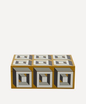 Jonathan Adler - Small Arcade Ochre Lacquer Box image number 0