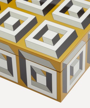 Jonathan Adler - Small Arcade Ochre Lacquer Box image number 2