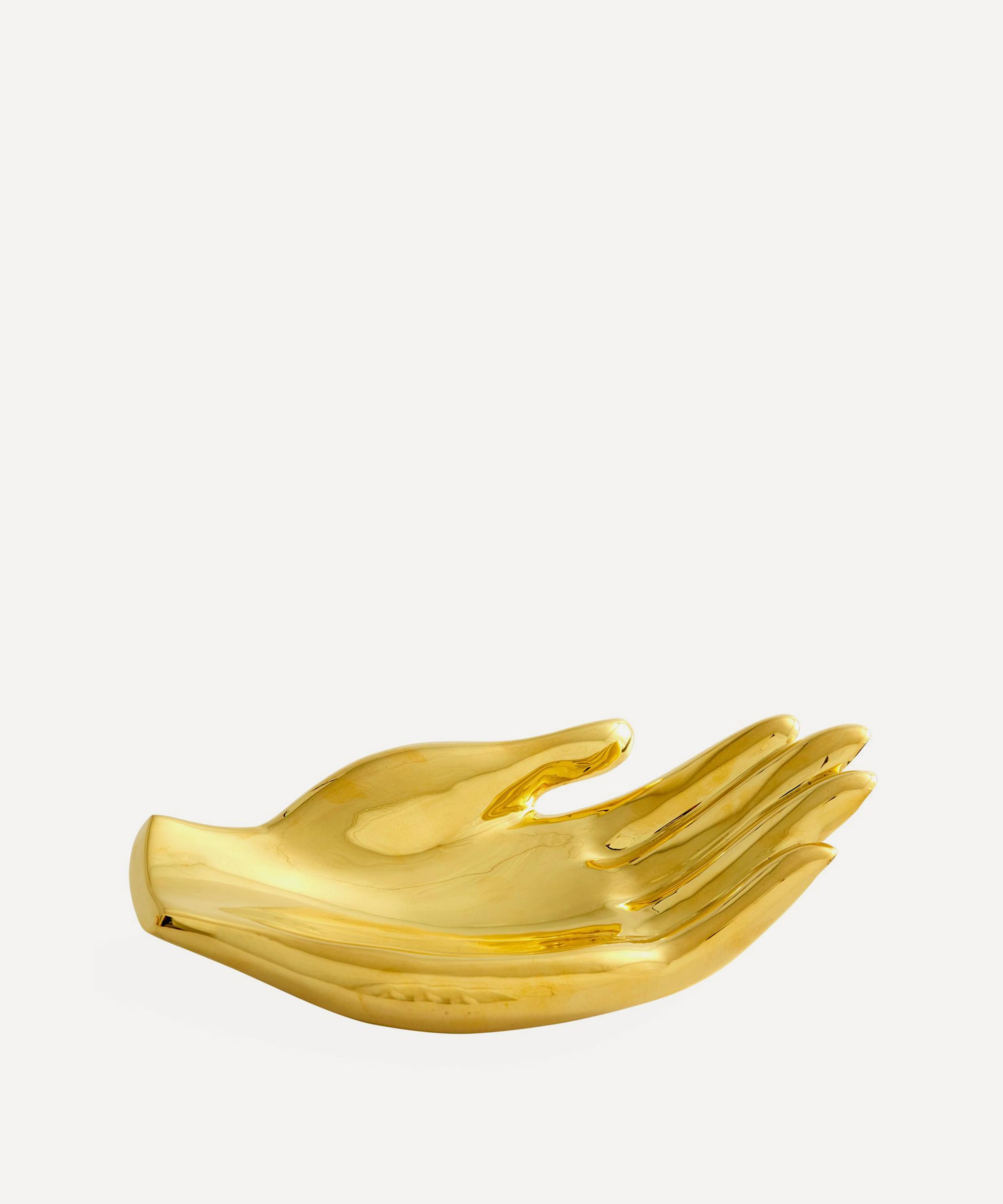 Jonathan Adler - Brass Hand Bowl image number 0