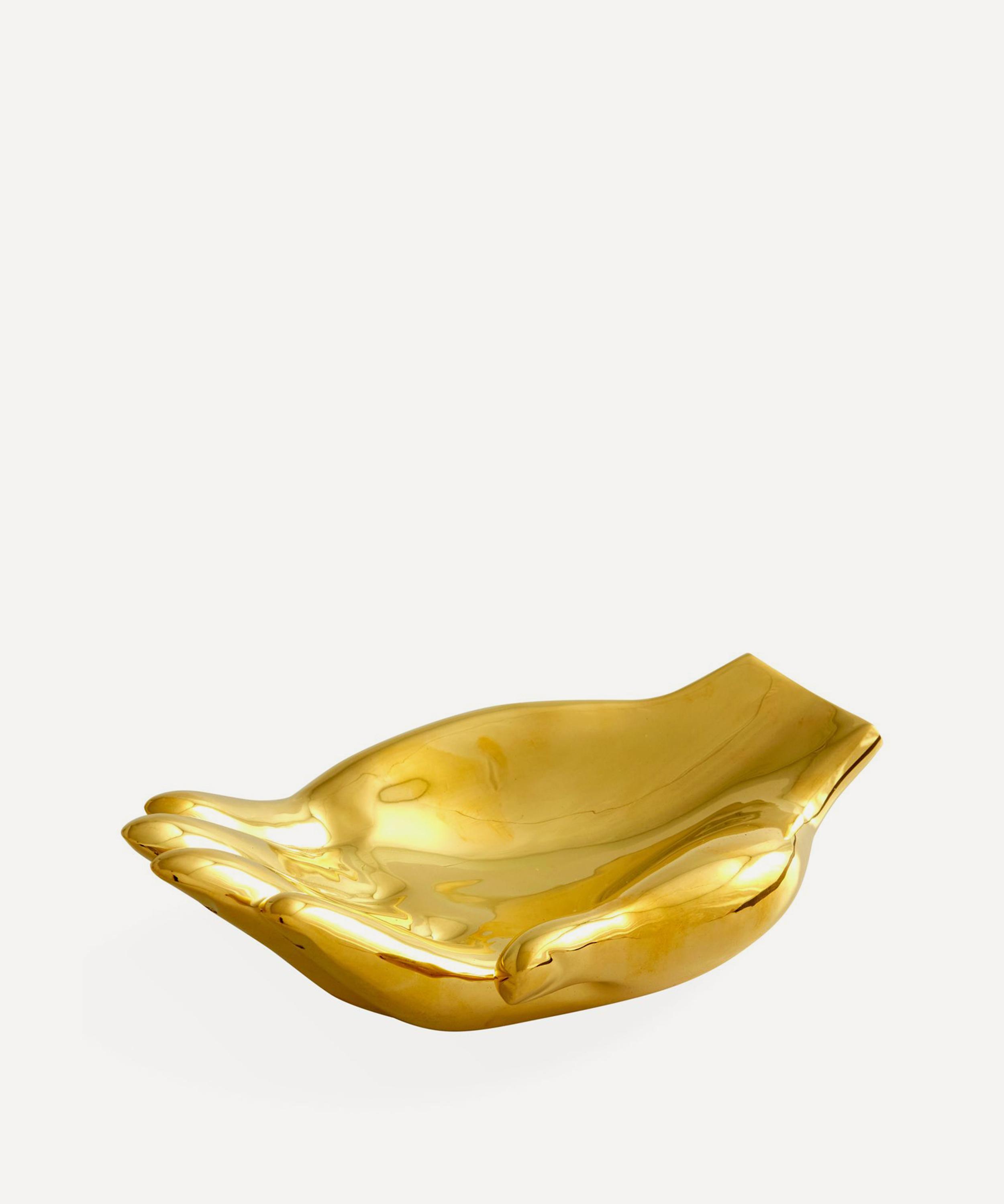 Jonathan Adler - Brass Hand Bowl image number 1