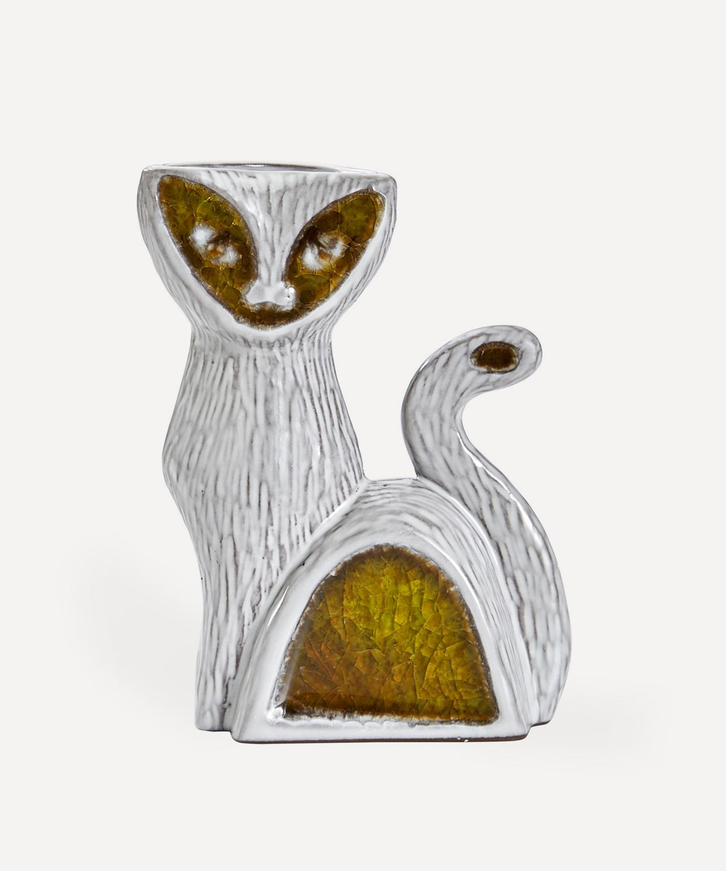 Jonathan Adler - Glass Menagerie Cat Bud Vase image number 0