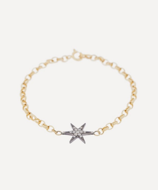 Kirstie Le Marque - Gold-Plated Diamond Cosmic Star Bracelet image number null