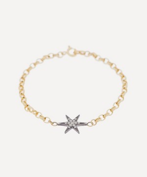 Kirstie Le Marque - Gold-Plated Diamond Cosmic Star Bracelet image number 0